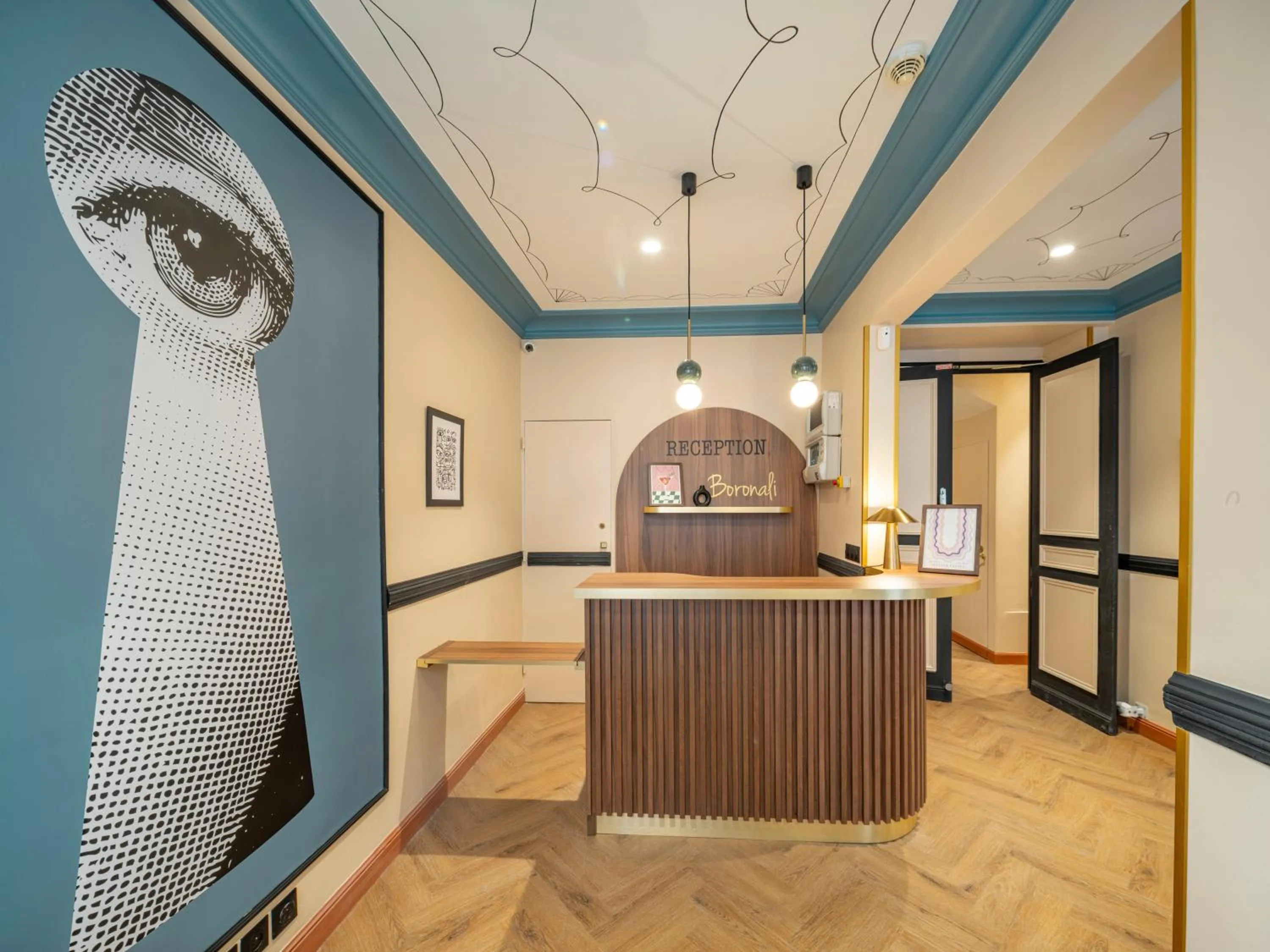 Lobby or reception in Hotel Boronali