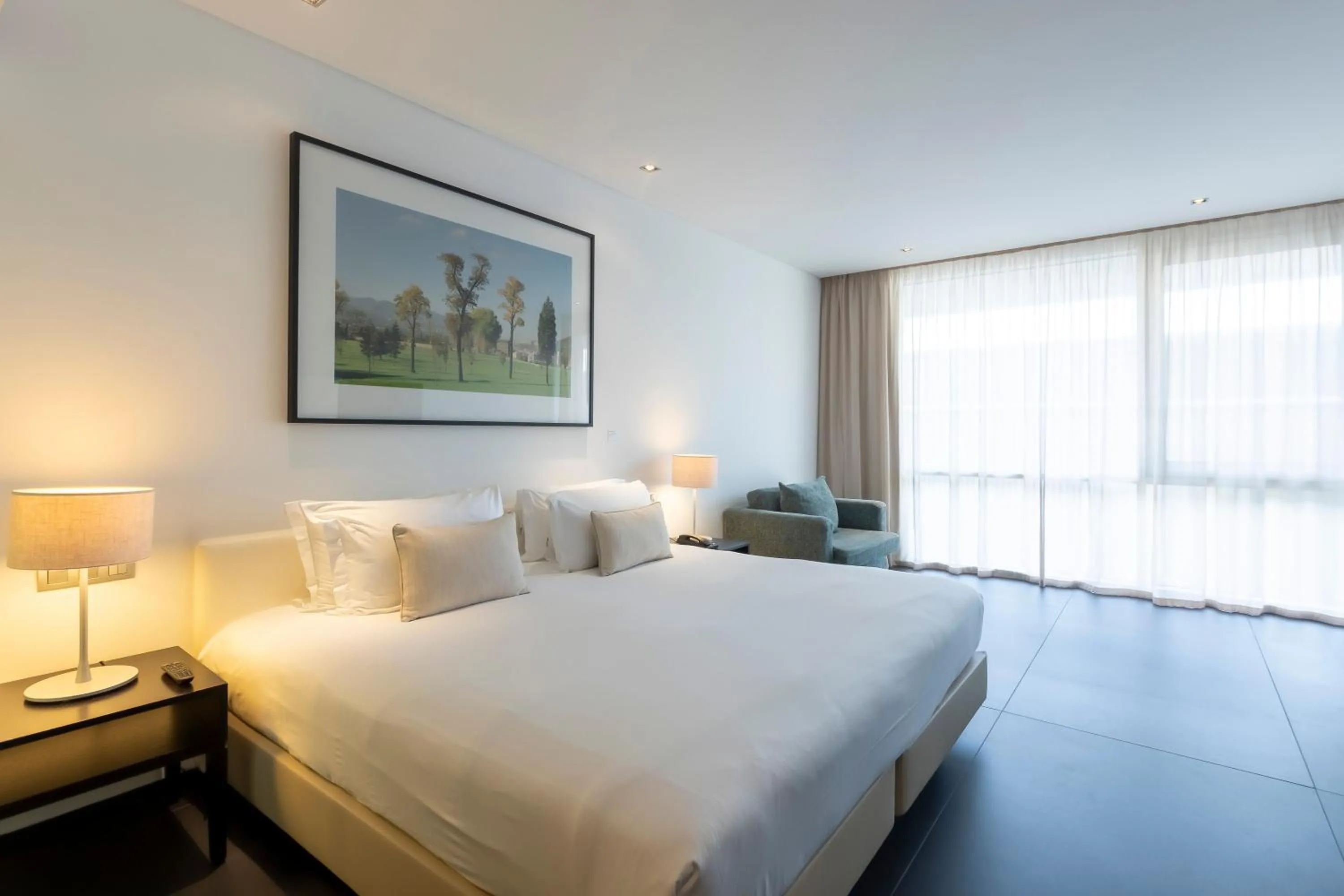 Bed in Troia Design Hotel