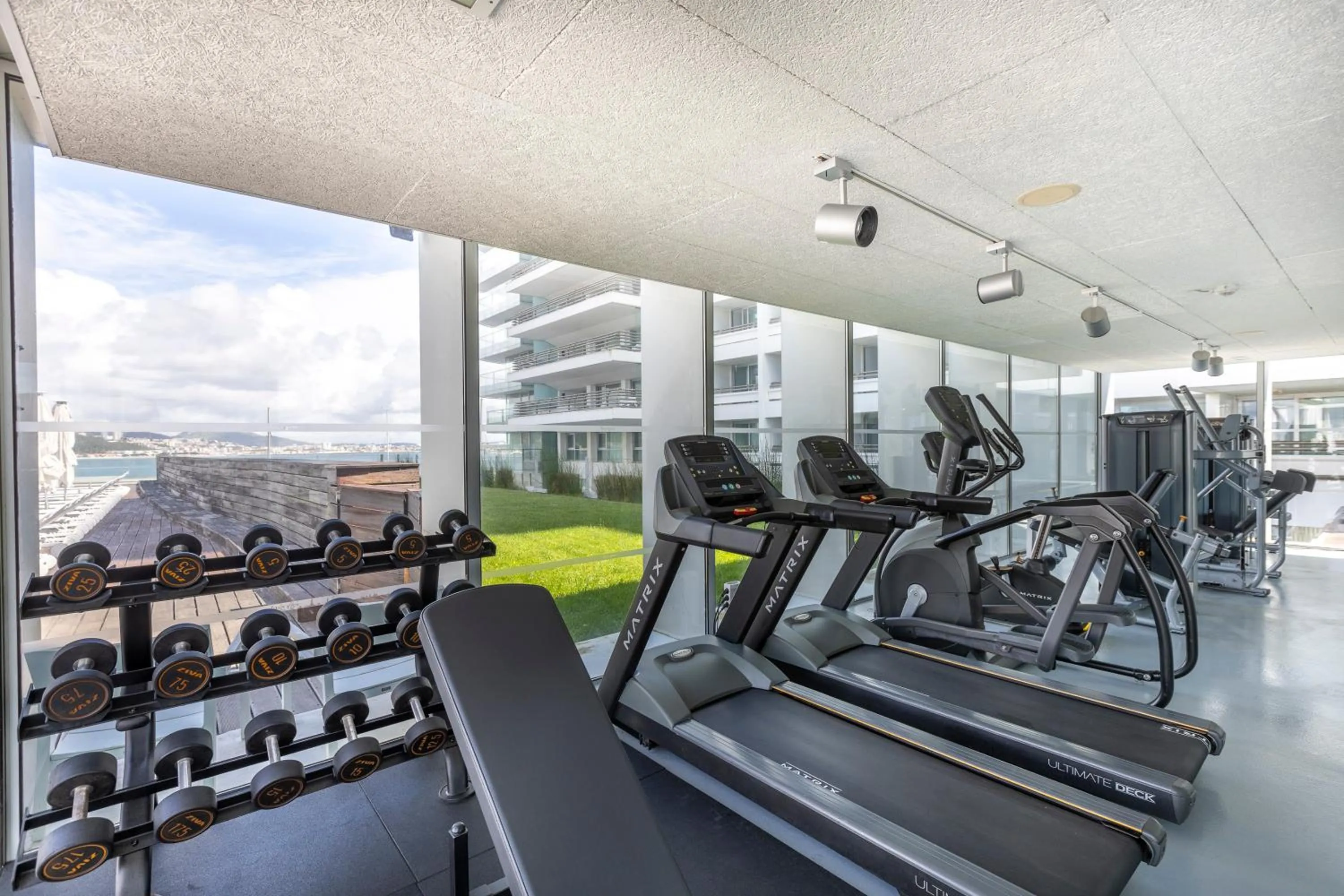 Fitness centre/facilities in Troia Design Hotel