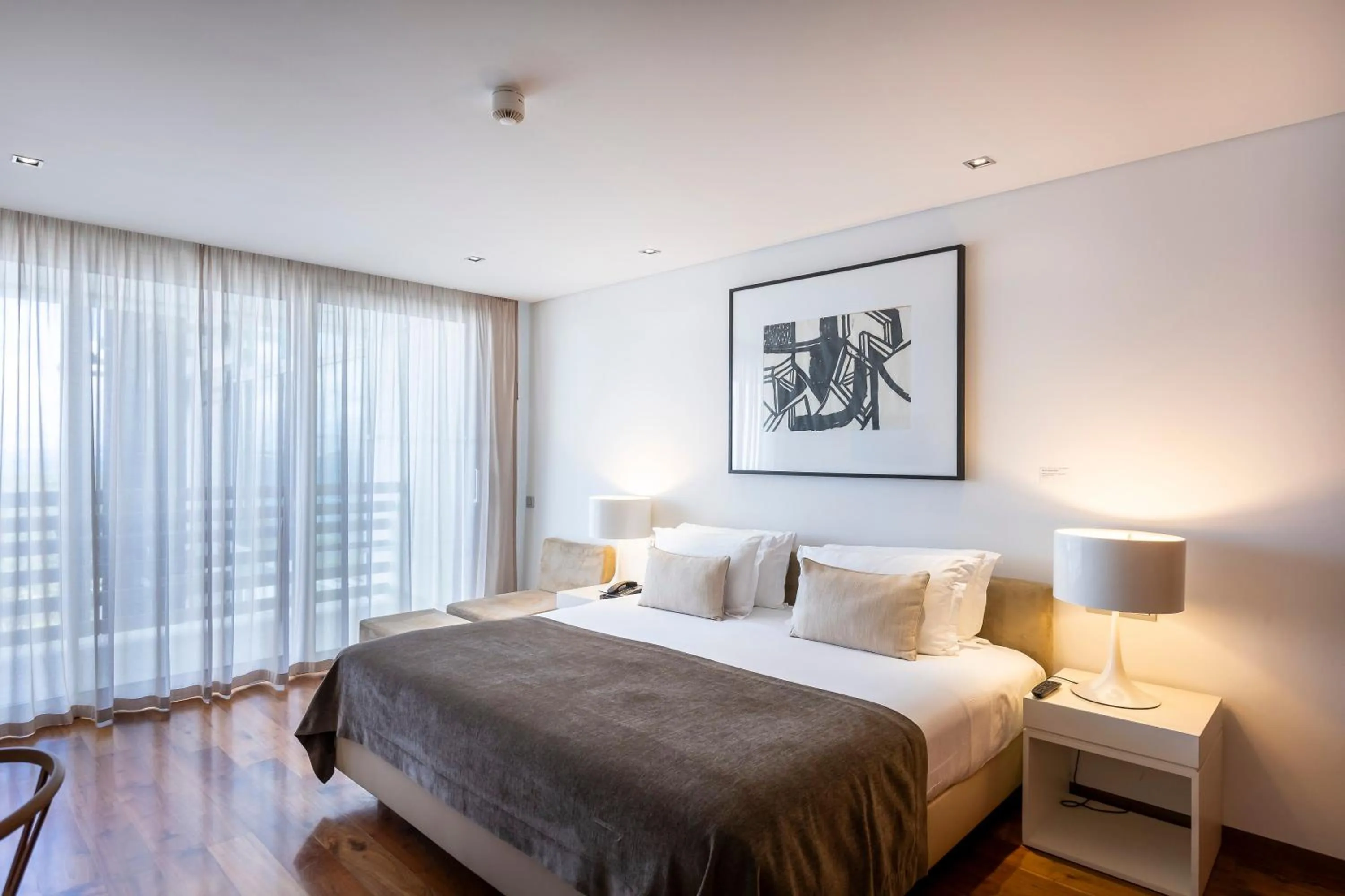 Bed in Troia Design Hotel