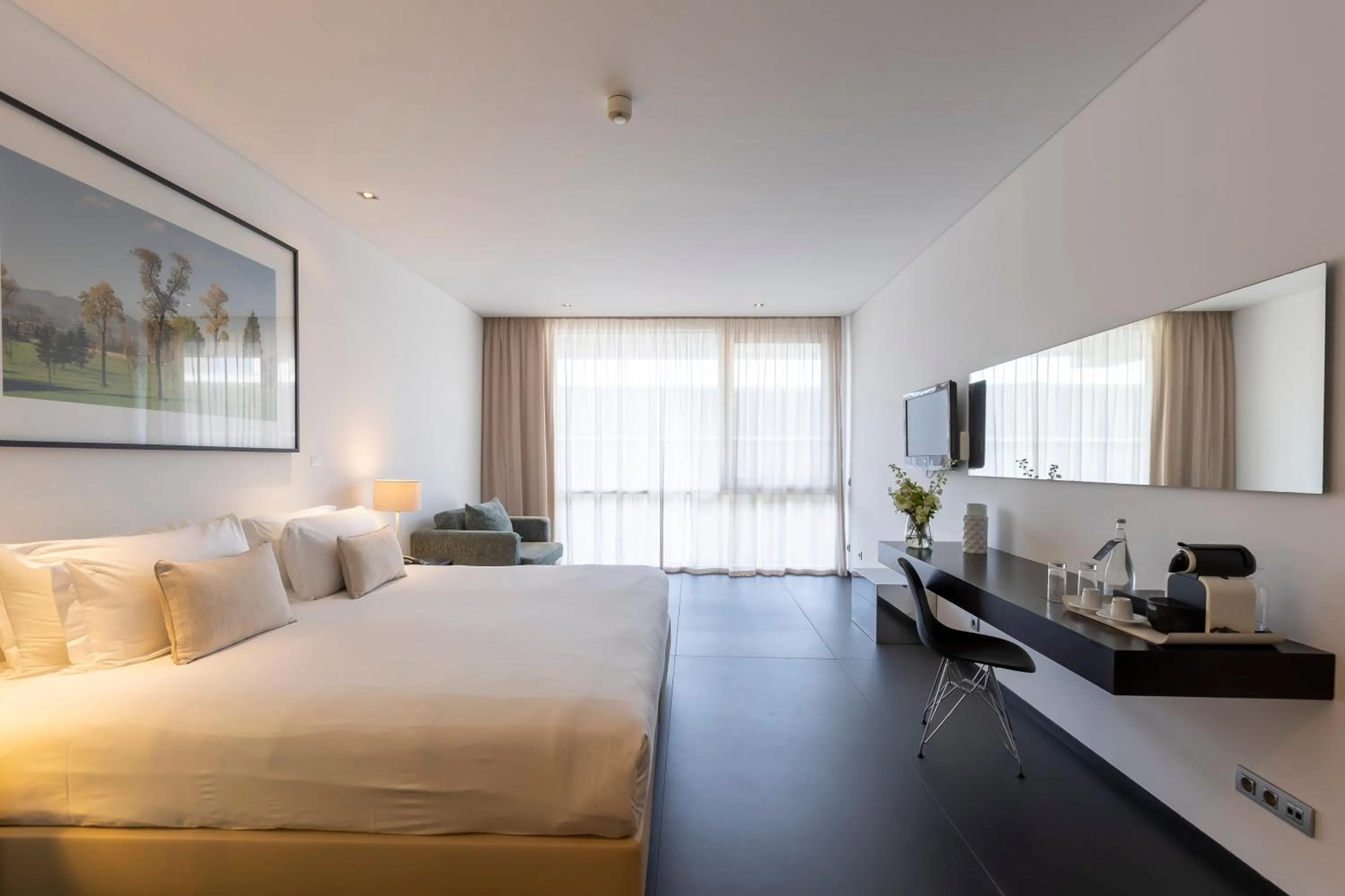 Bed in Troia Design Hotel