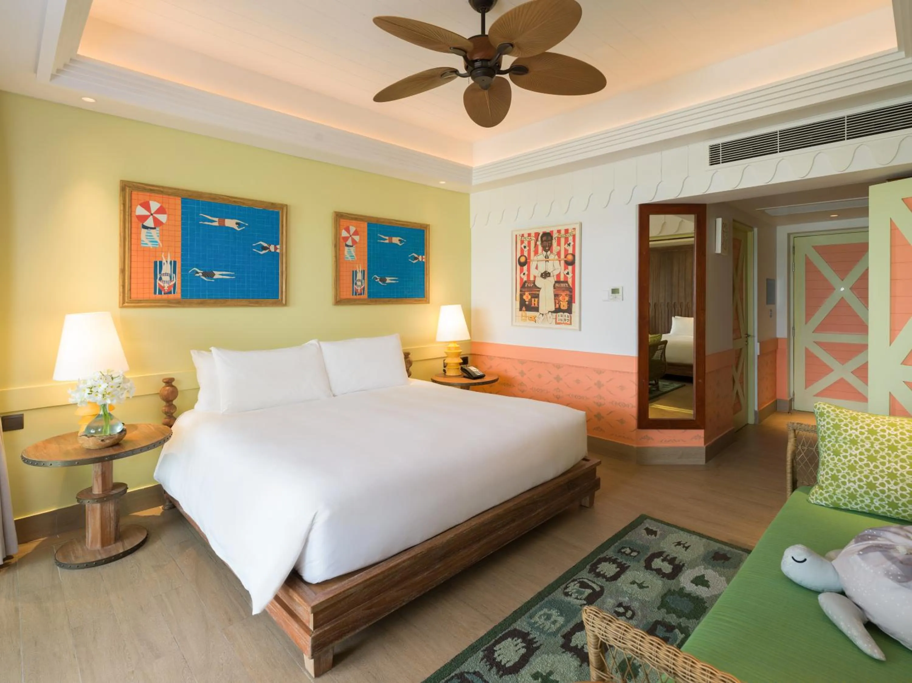 Bedroom, Bed in SAii Lagoon Maldives, Curio Collection By Hilton