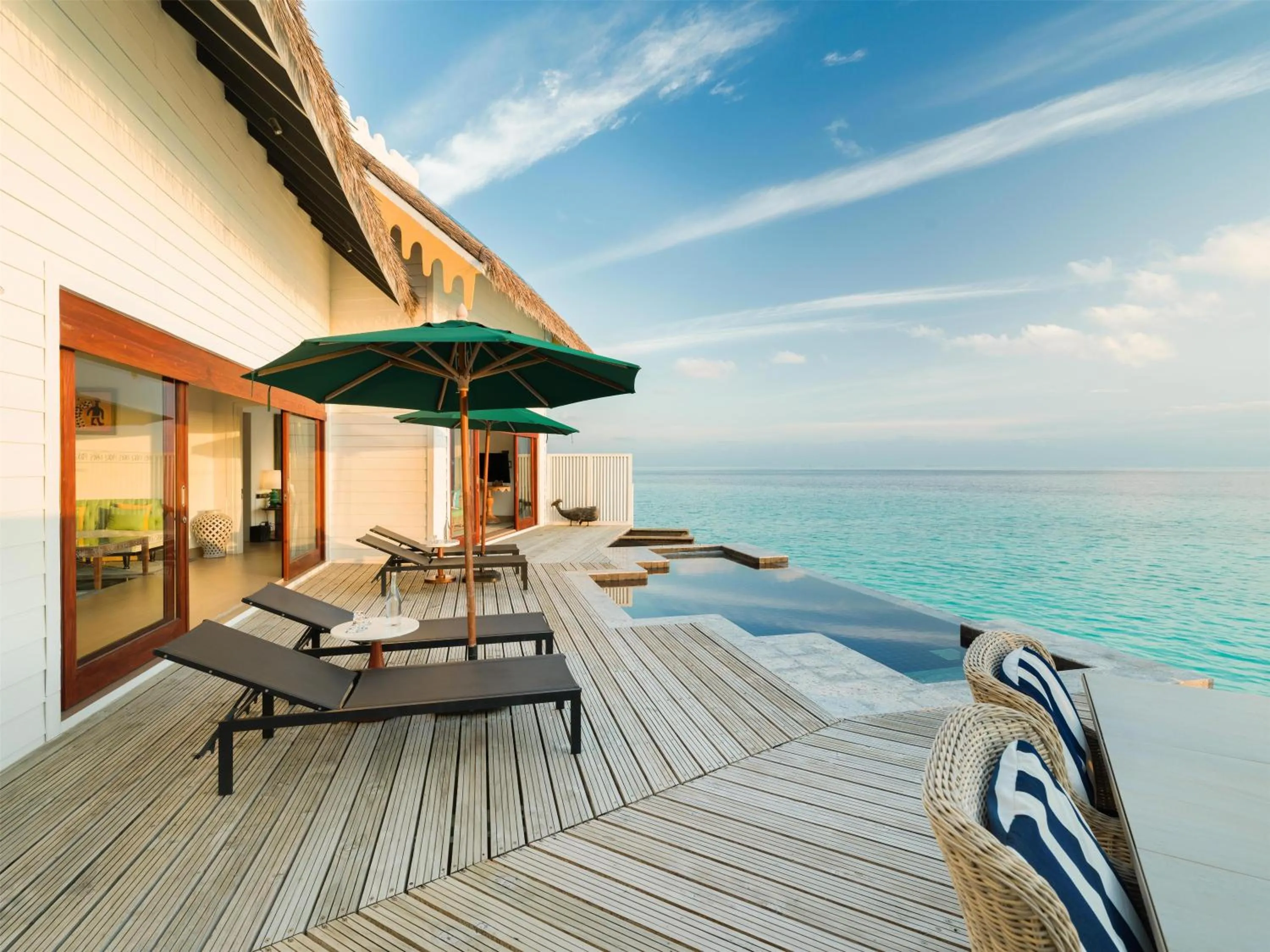 View (from property/room) in SAii Lagoon Maldives, Curio Collection By Hilton