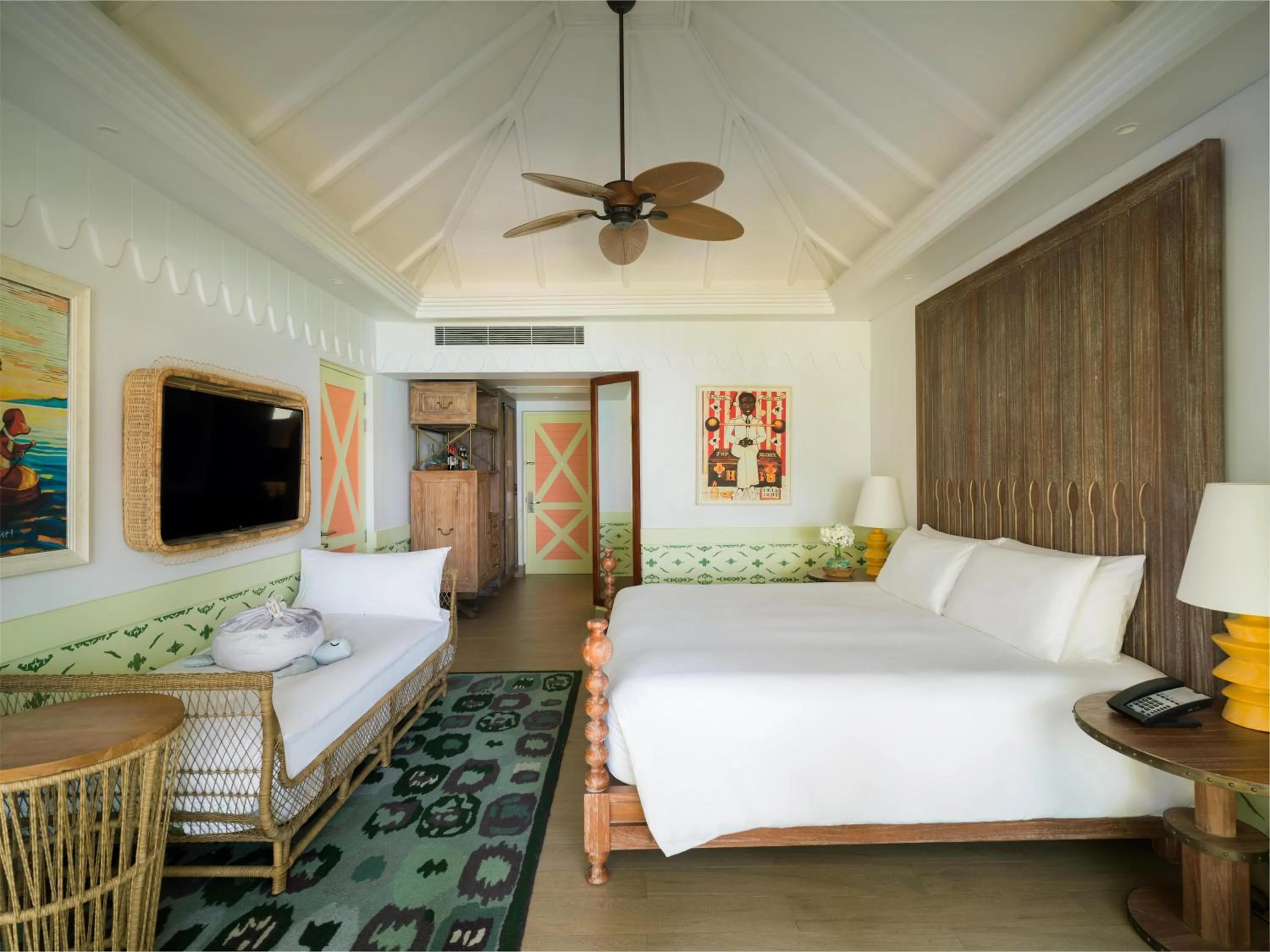 Living room in SAii Lagoon Maldives, Curio Collection By Hilton