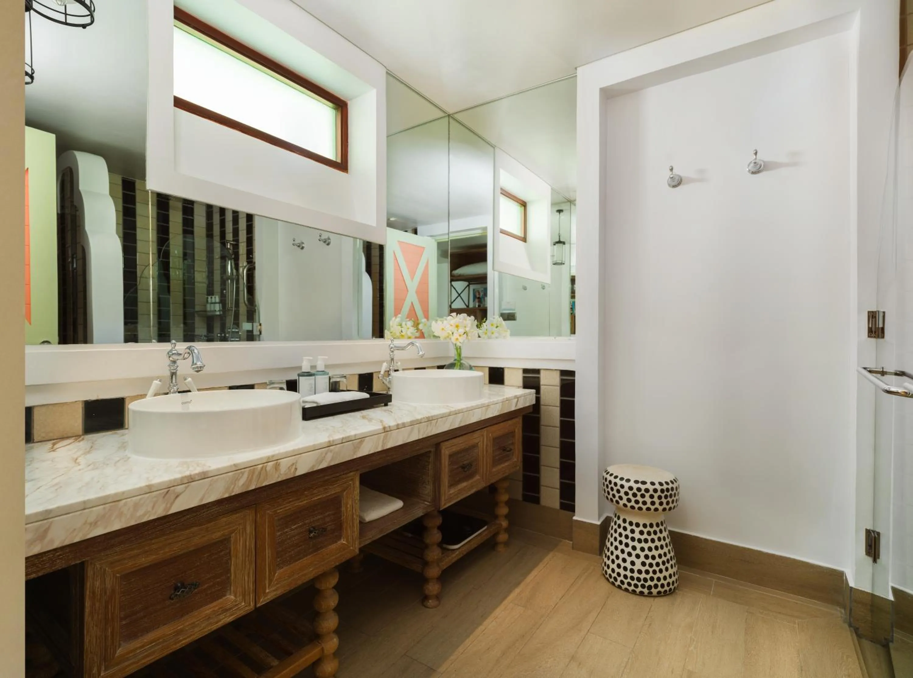 Bathroom in SAii Lagoon Maldives, Curio Collection By Hilton