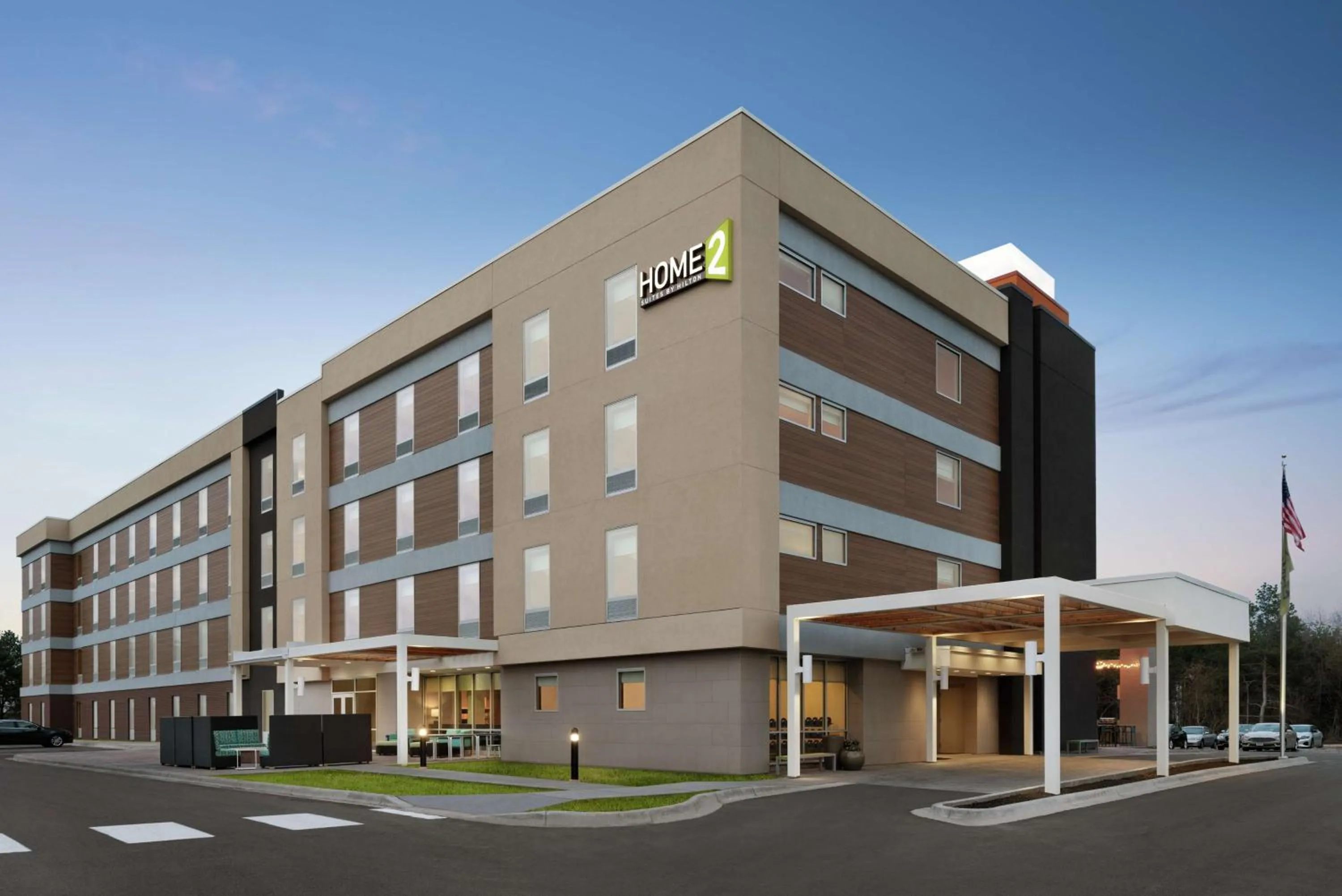 Property building in Home2 Suites By Hilton Brooklyn Park Minneapolis