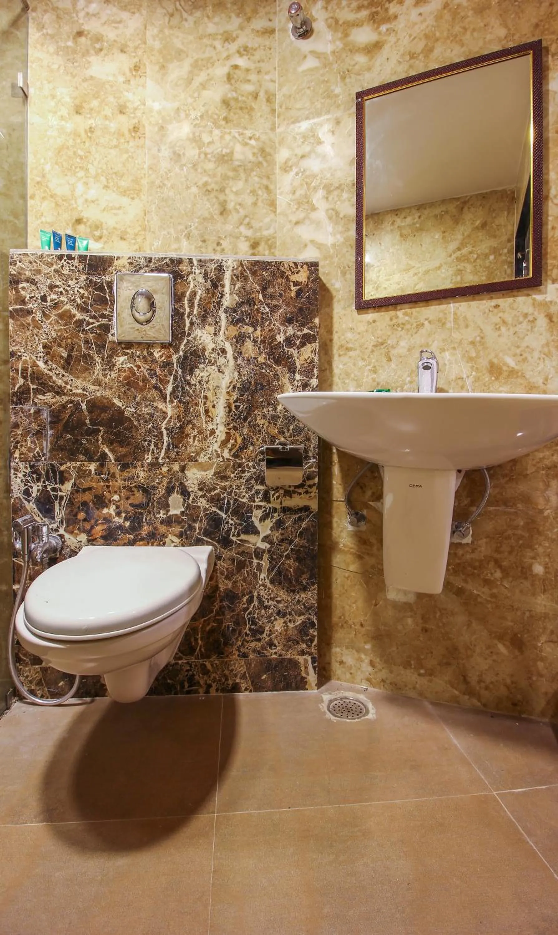 Toilet in Treebo Address Inn, Banjara Hills