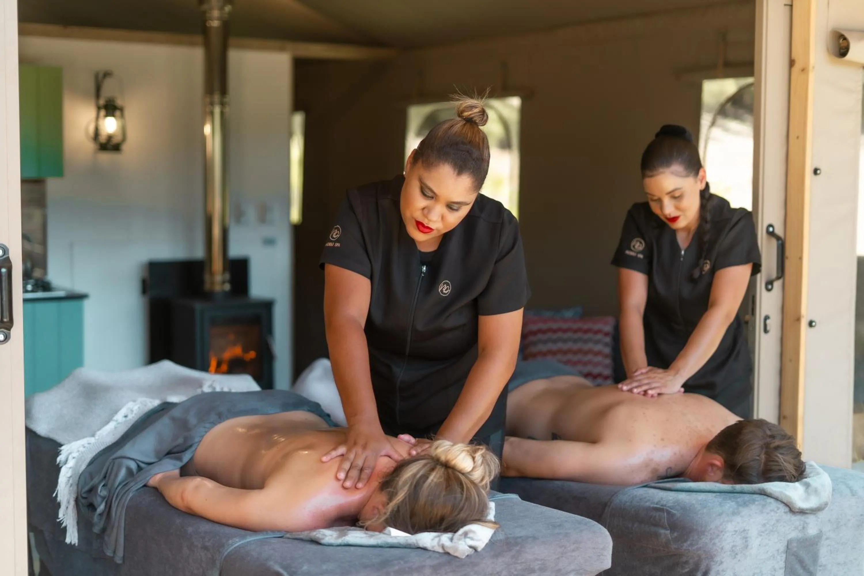 Massage in AfriCamps at Doolhof Wine Estate