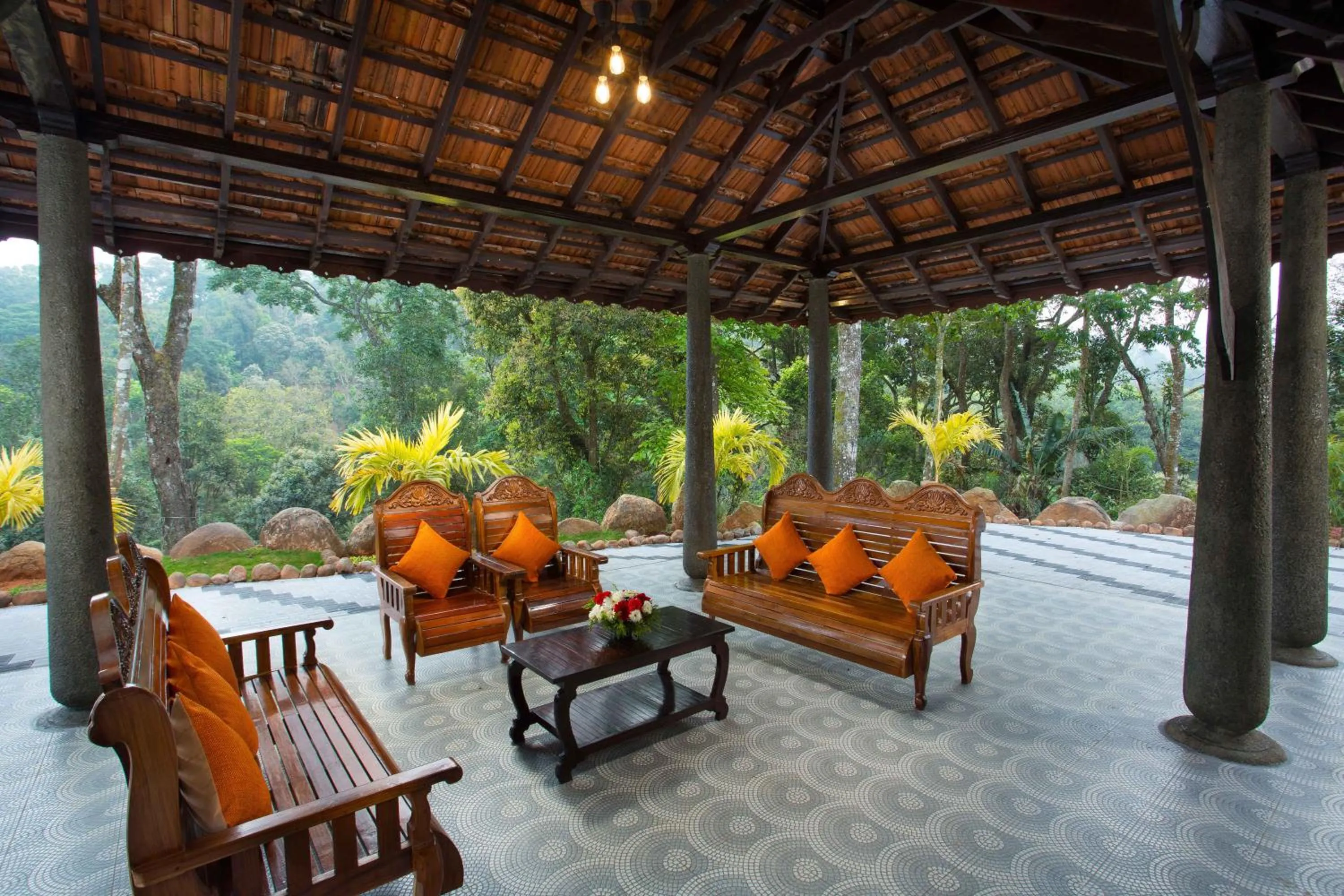 Lobby or reception in Spices Lap, Thekkady