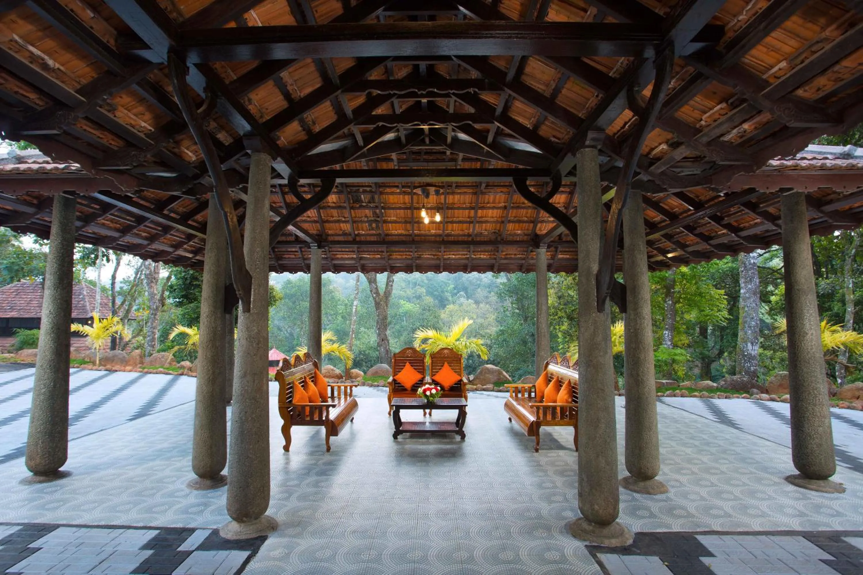 Lobby or reception in Spices Lap, Thekkady