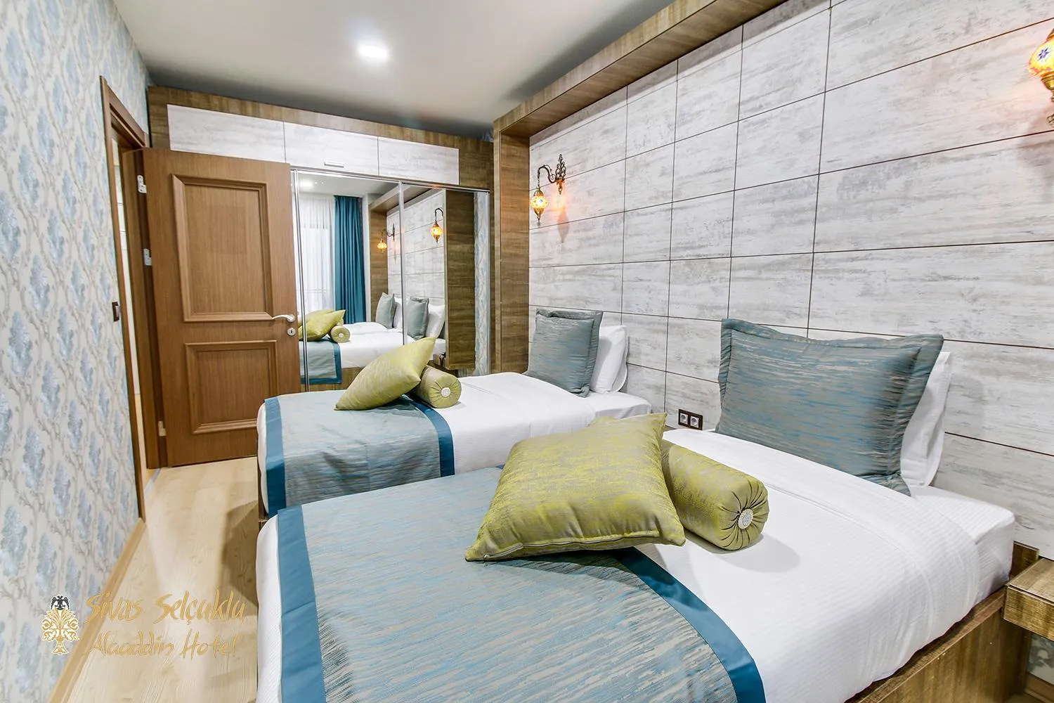 Bed in Sivas Keykavus Hotel