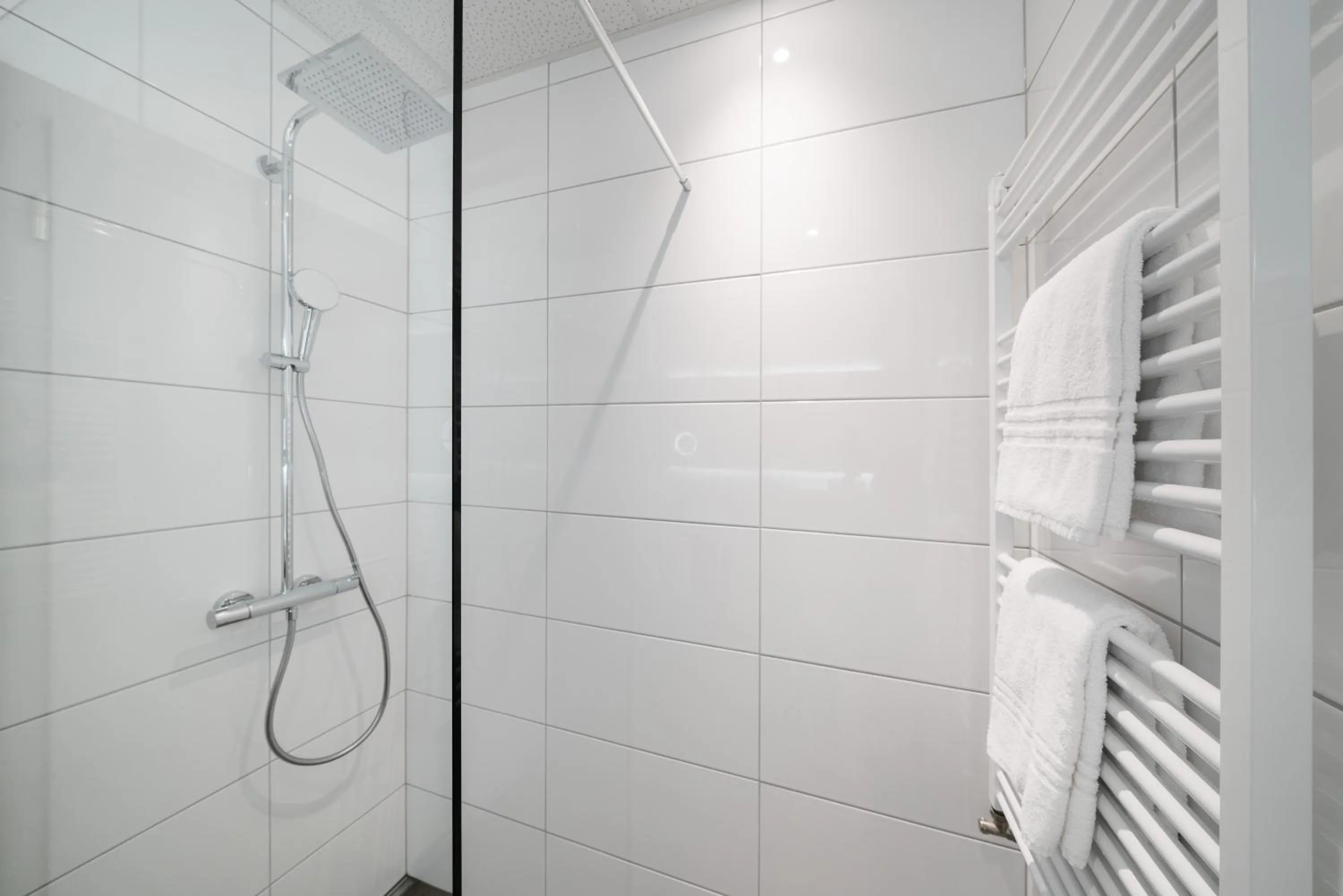 Shower in Swiss Inn & Apartments