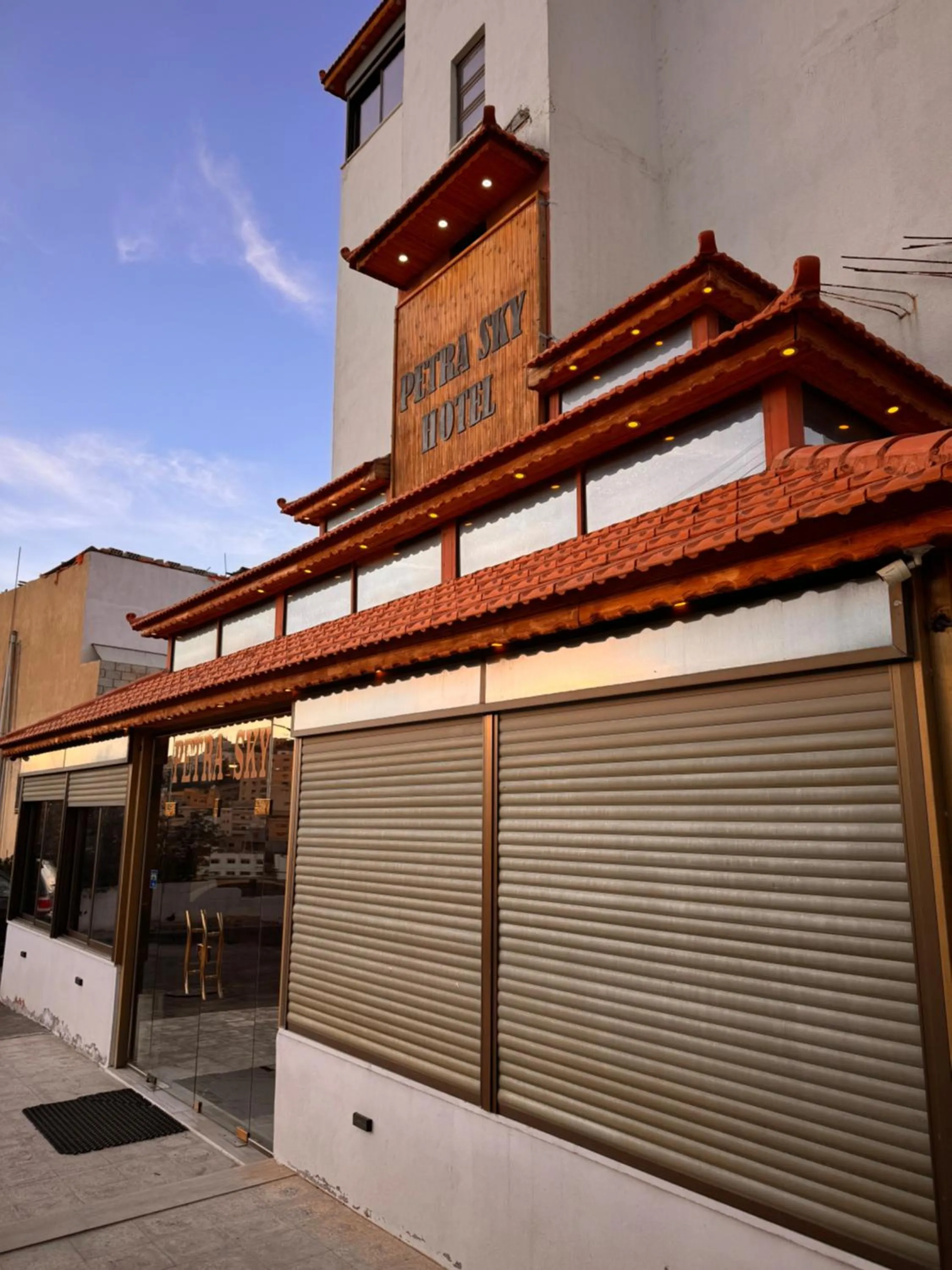 Property building in Petra Sky Hotel