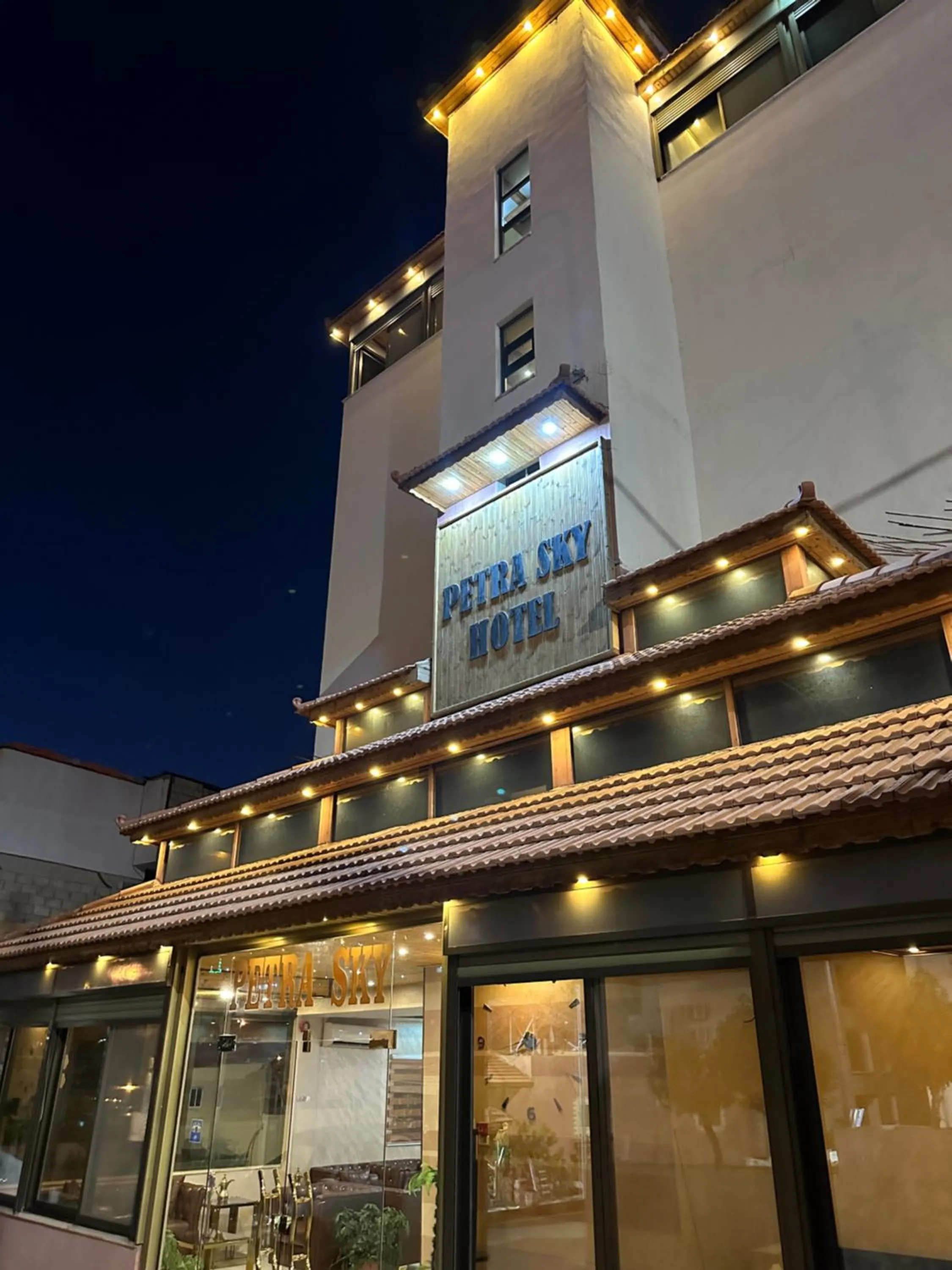 Property building in Petra Sky Hotel