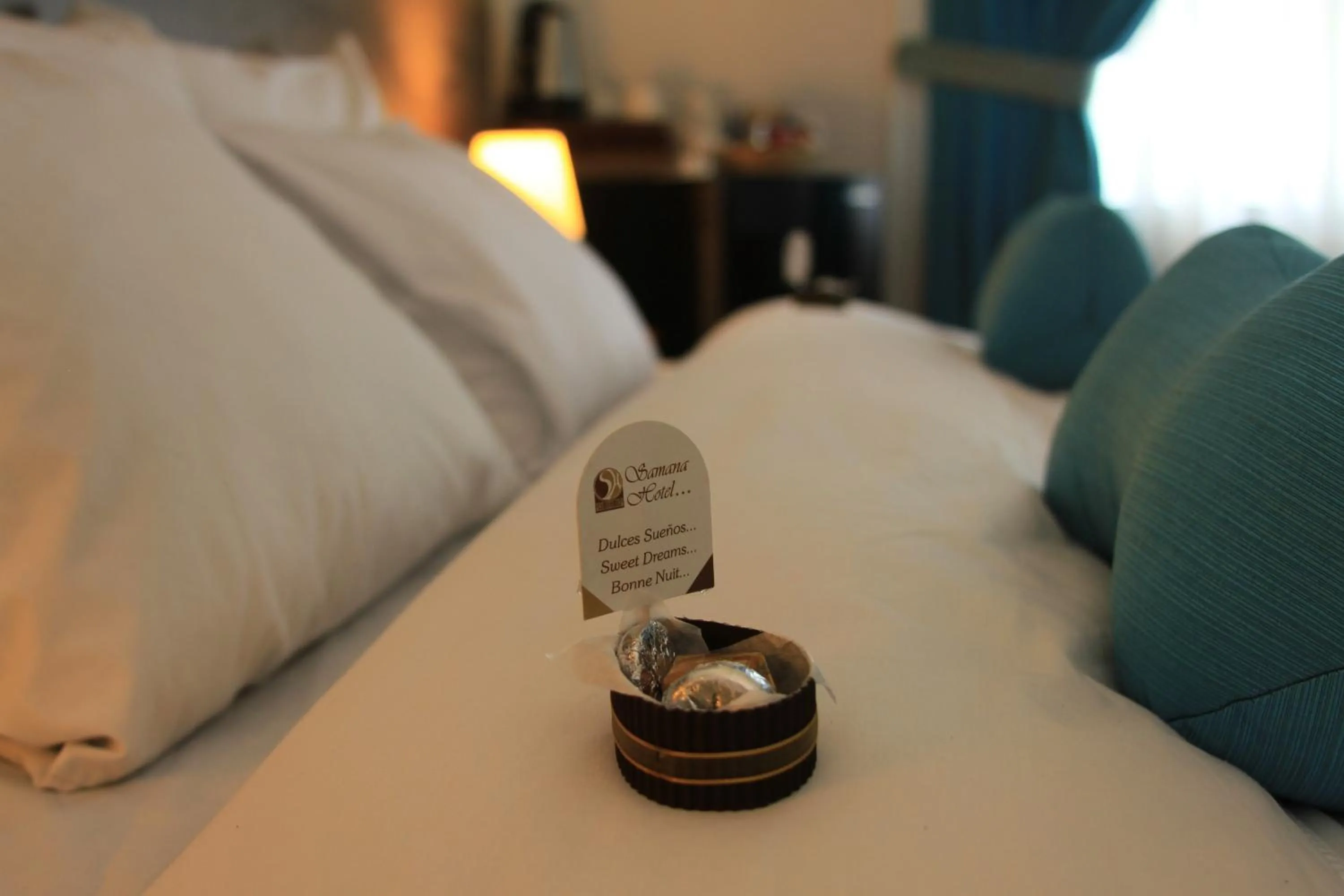 Decorative detail, Bed in Samana Hotel