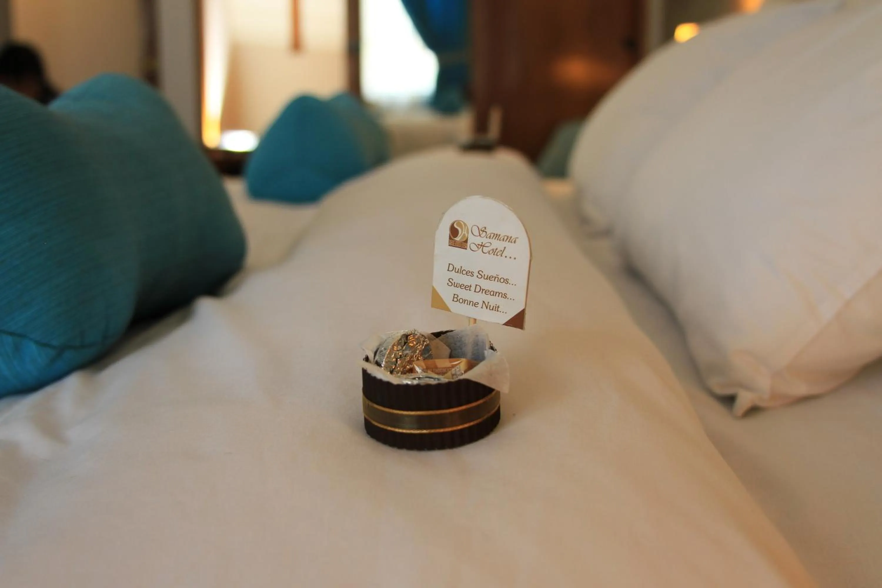 Decorative detail, Bed in Samana Hotel