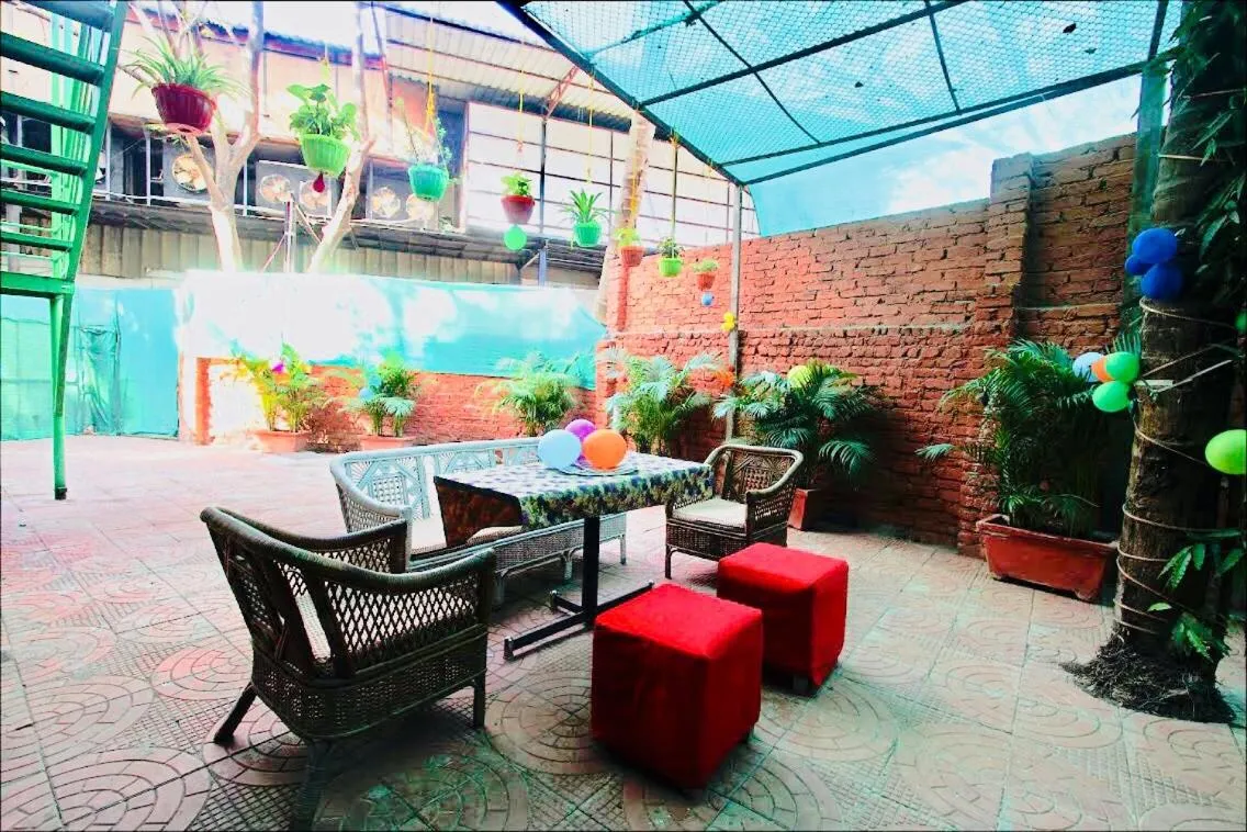 Garden in Qubestay Airport Capsule Hotel & Hostel