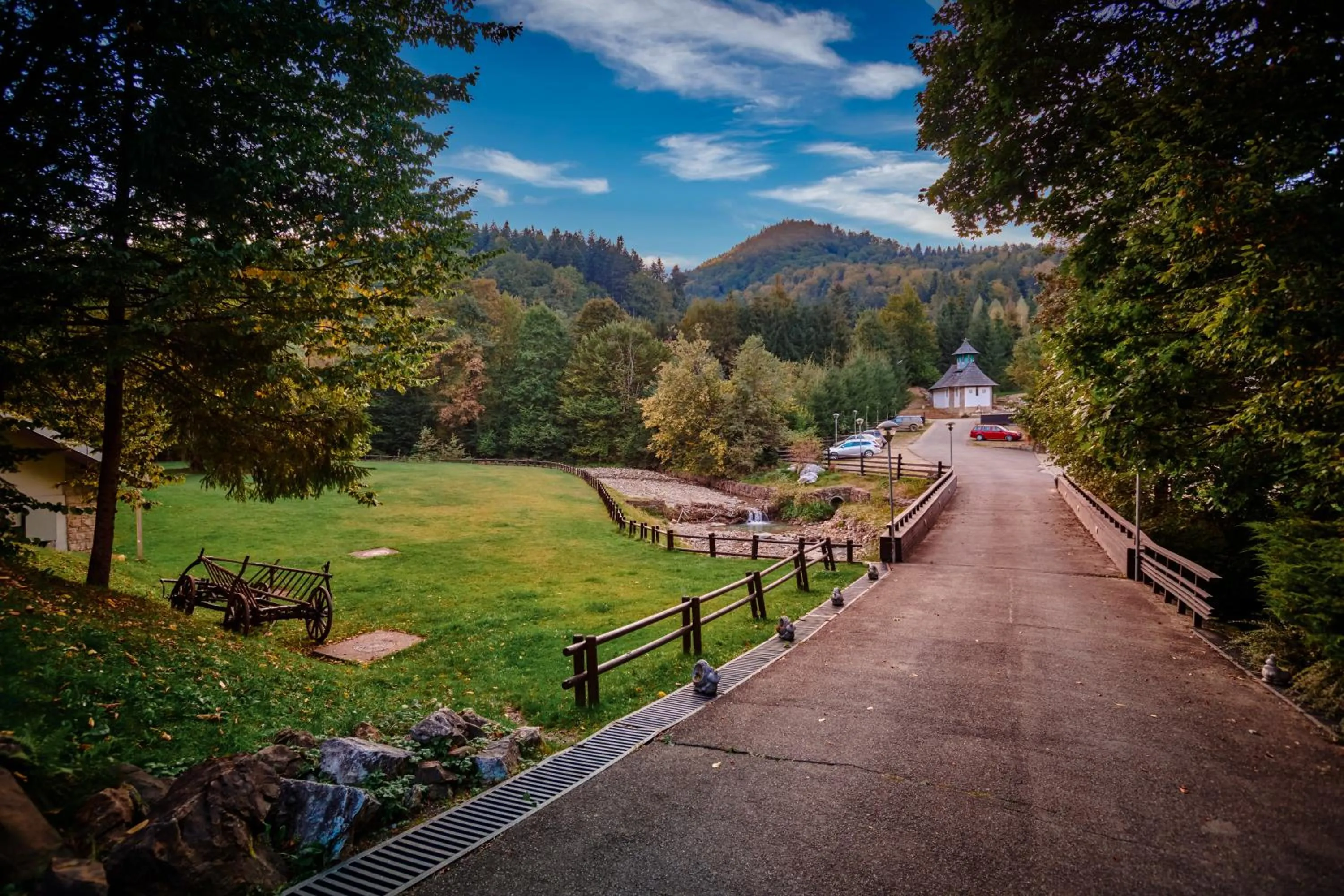 Garden in Hotel & Restaurant Sofia