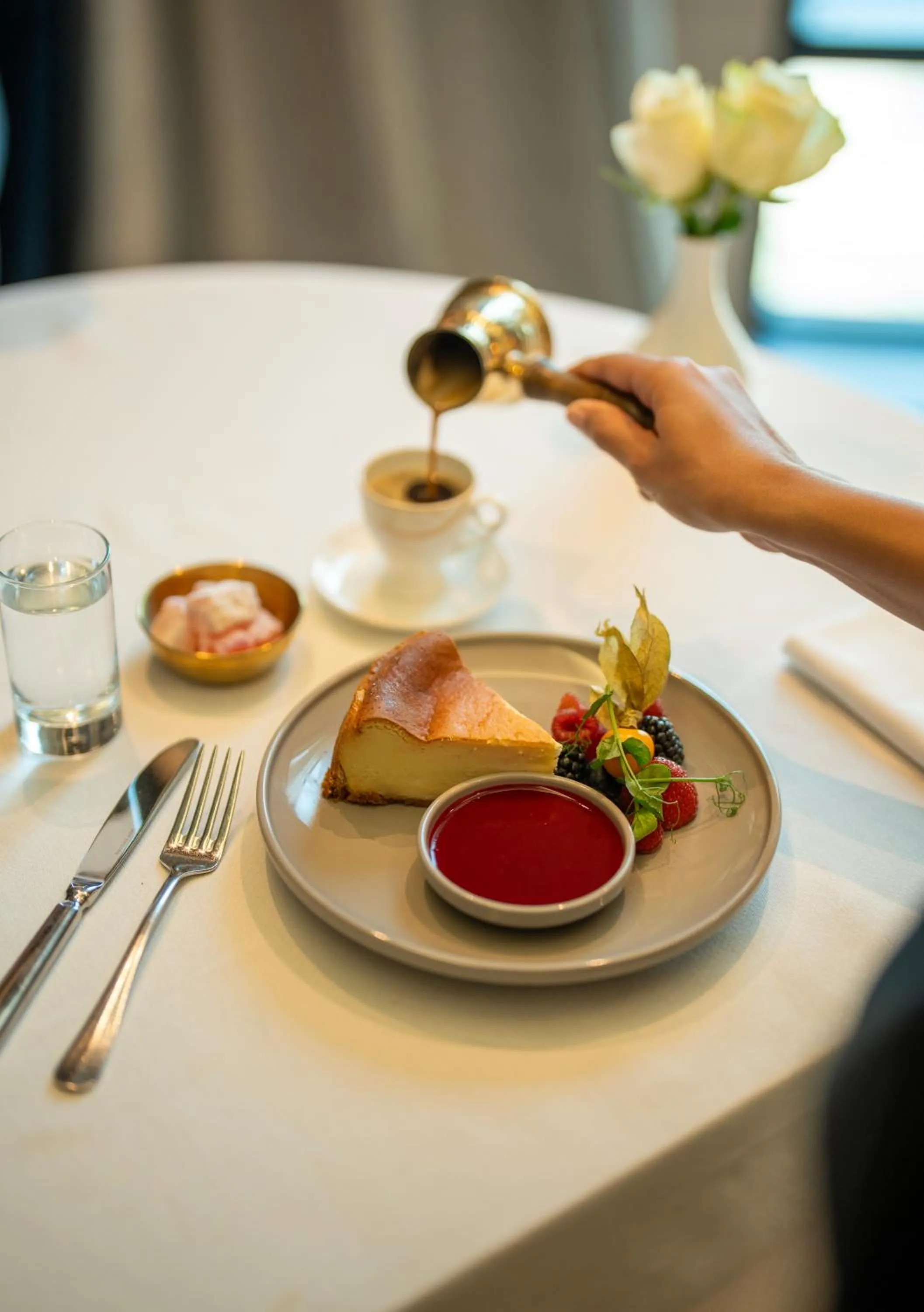 Food close-up in Fairmont Riyadh