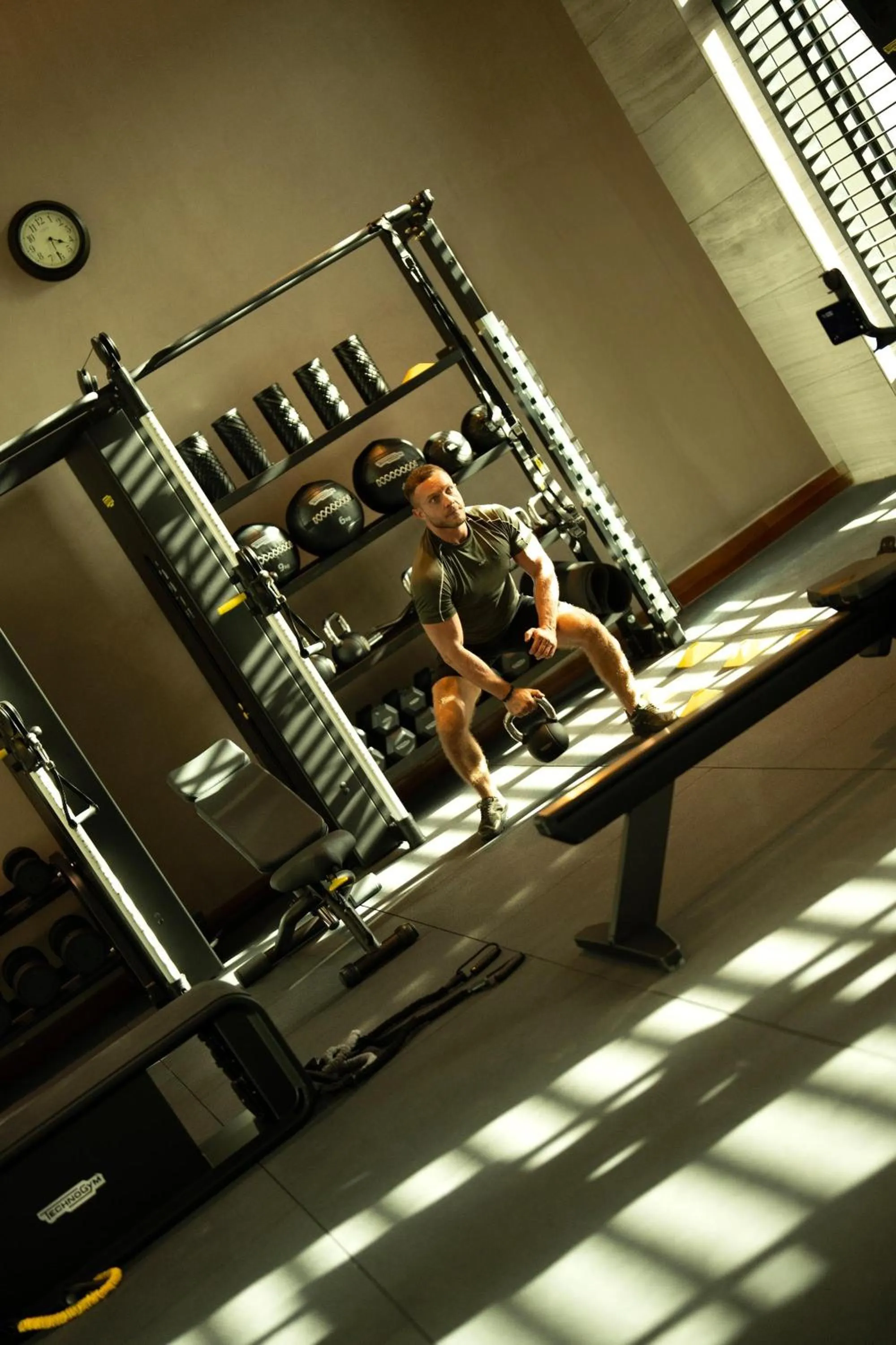 Fitness centre/facilities in Fairmont Riyadh