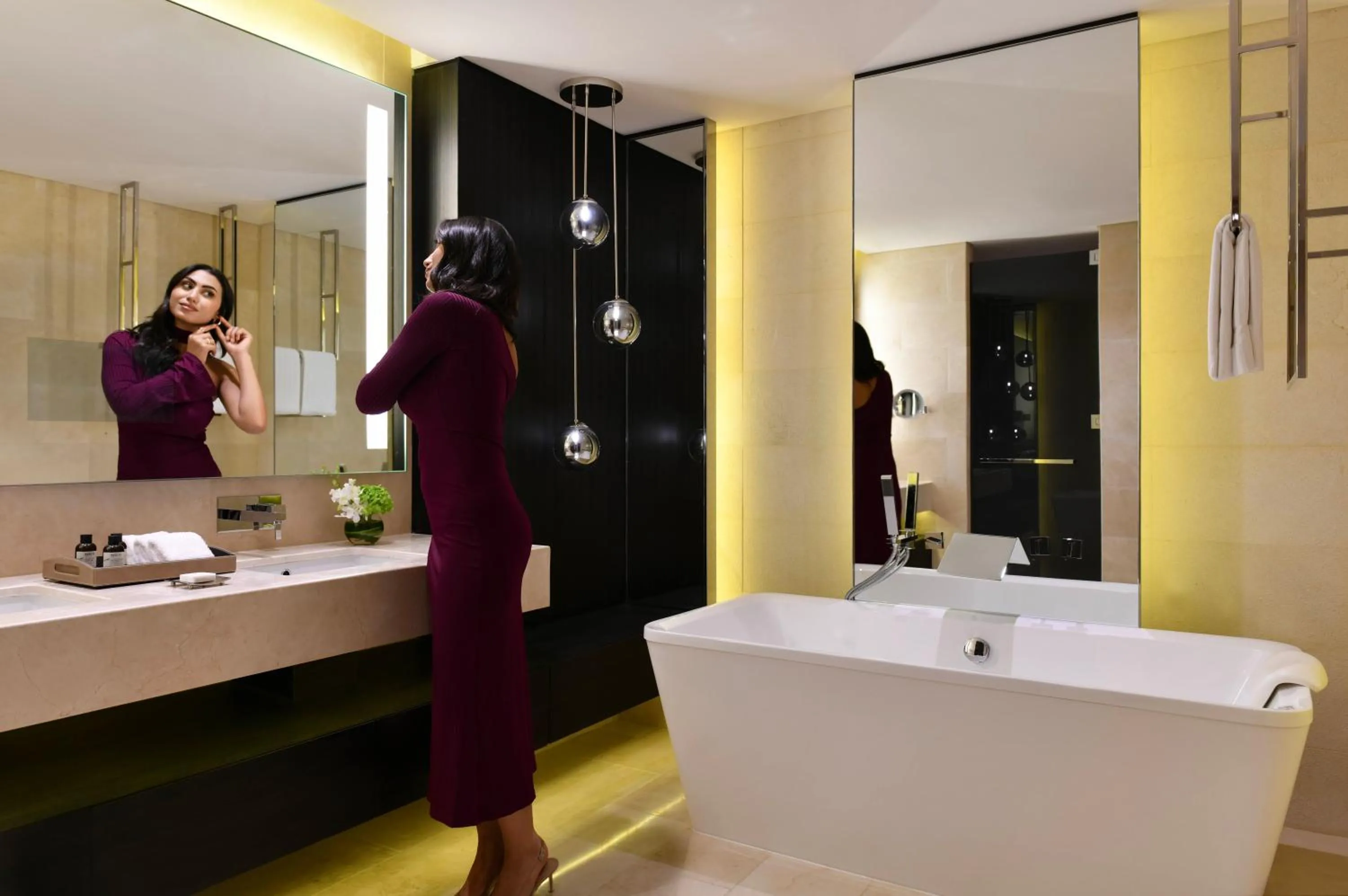 Bathroom in Fairmont Riyadh