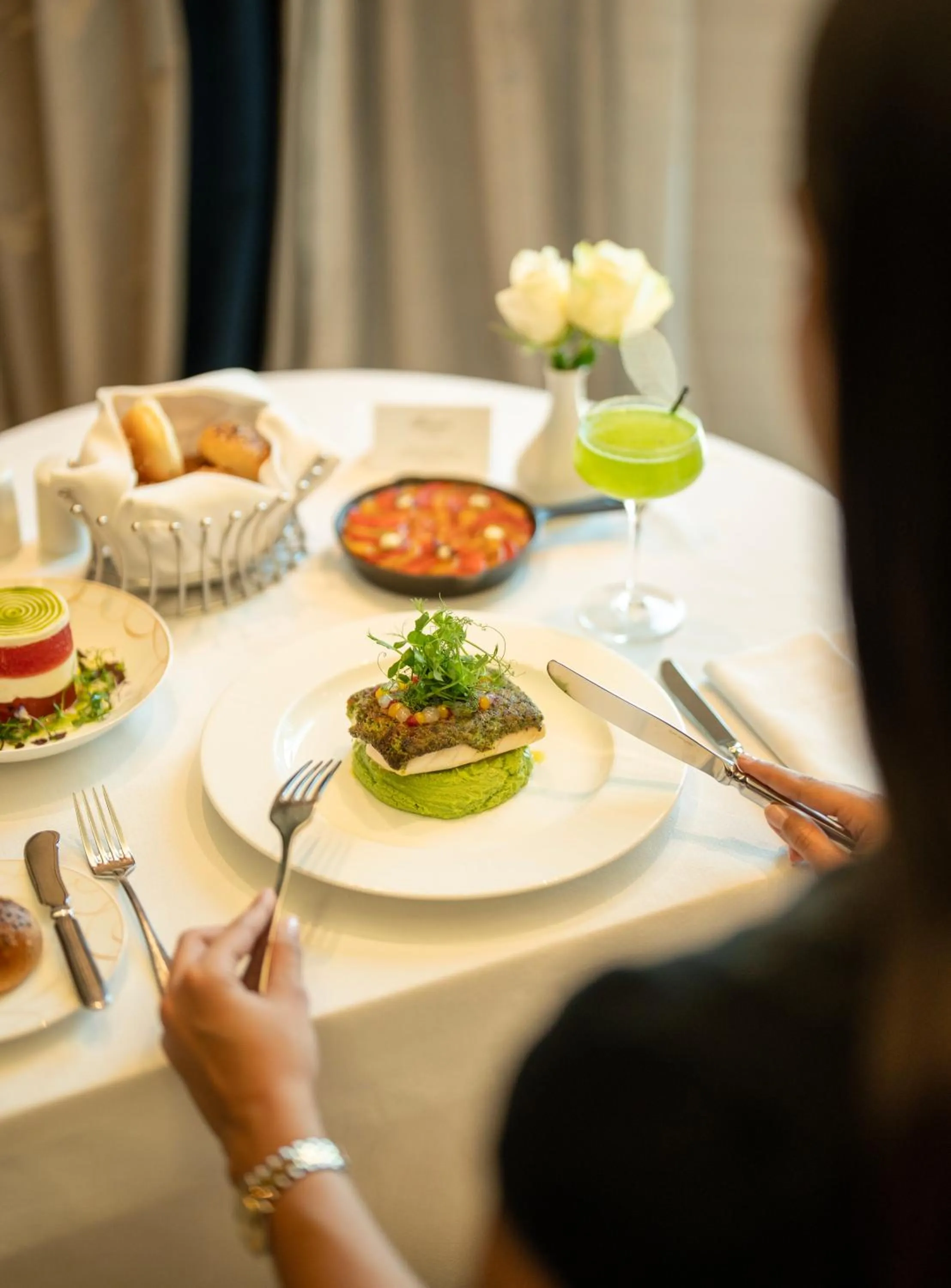 Food close-up in Fairmont Riyadh