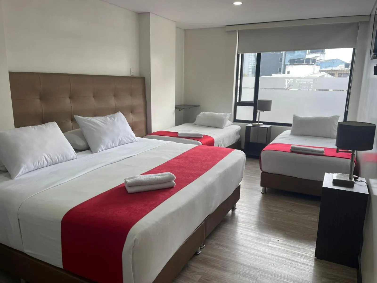 Bed in Hotel Business Center International