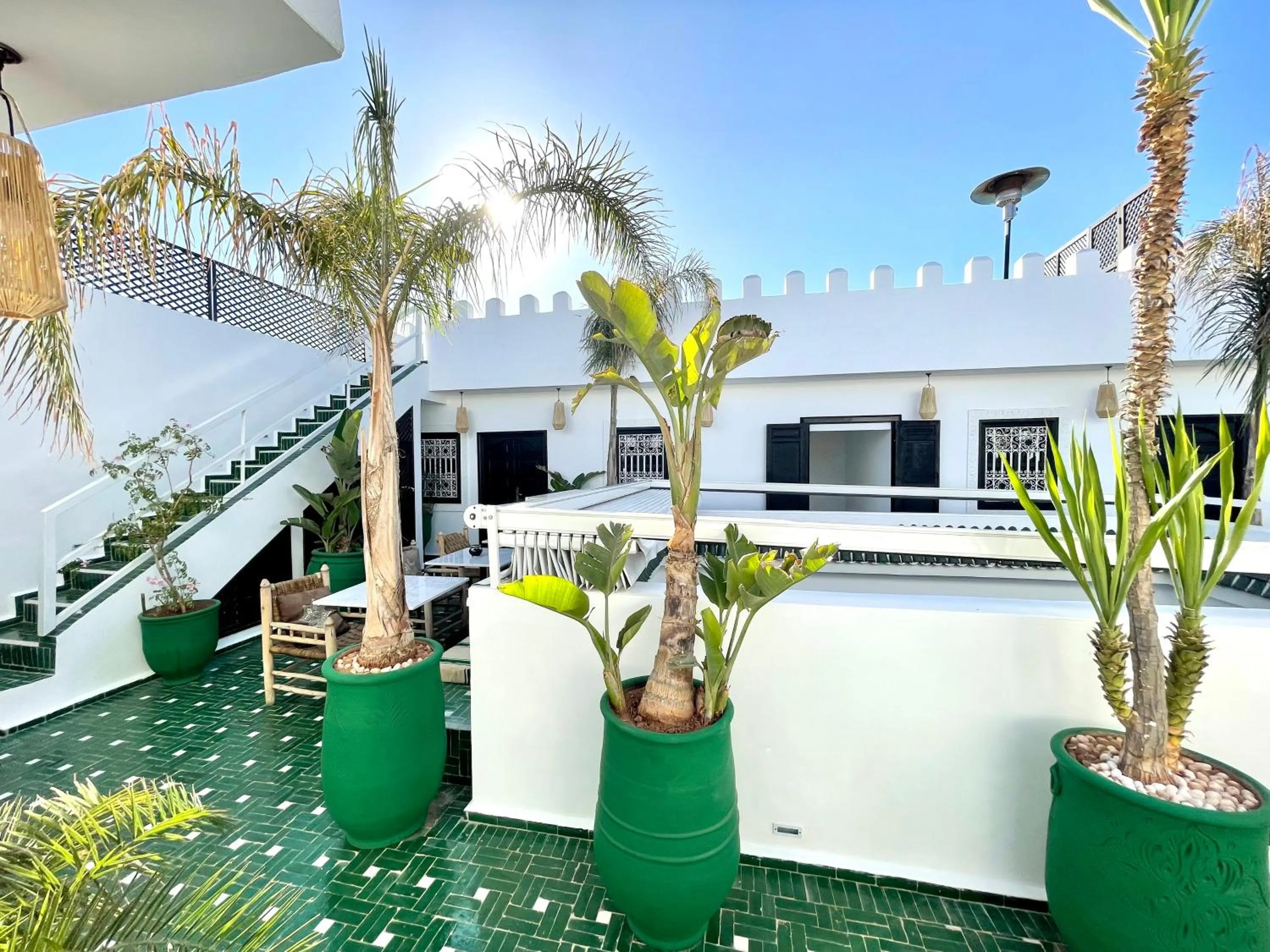 Patio in Maison Chafia Boutique Hôtel & Spa