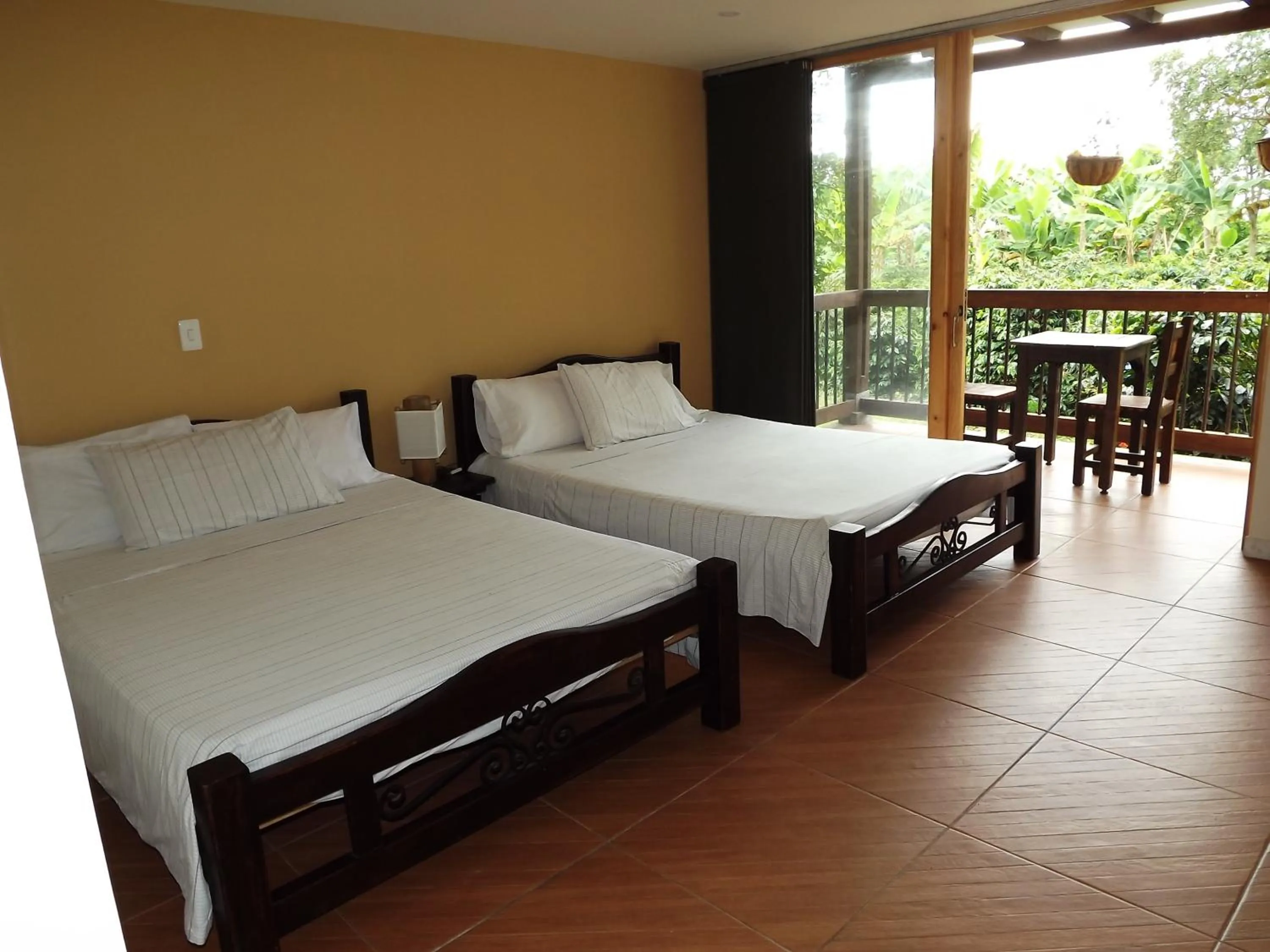 Bed in Finca Hotel La Quinta Porra