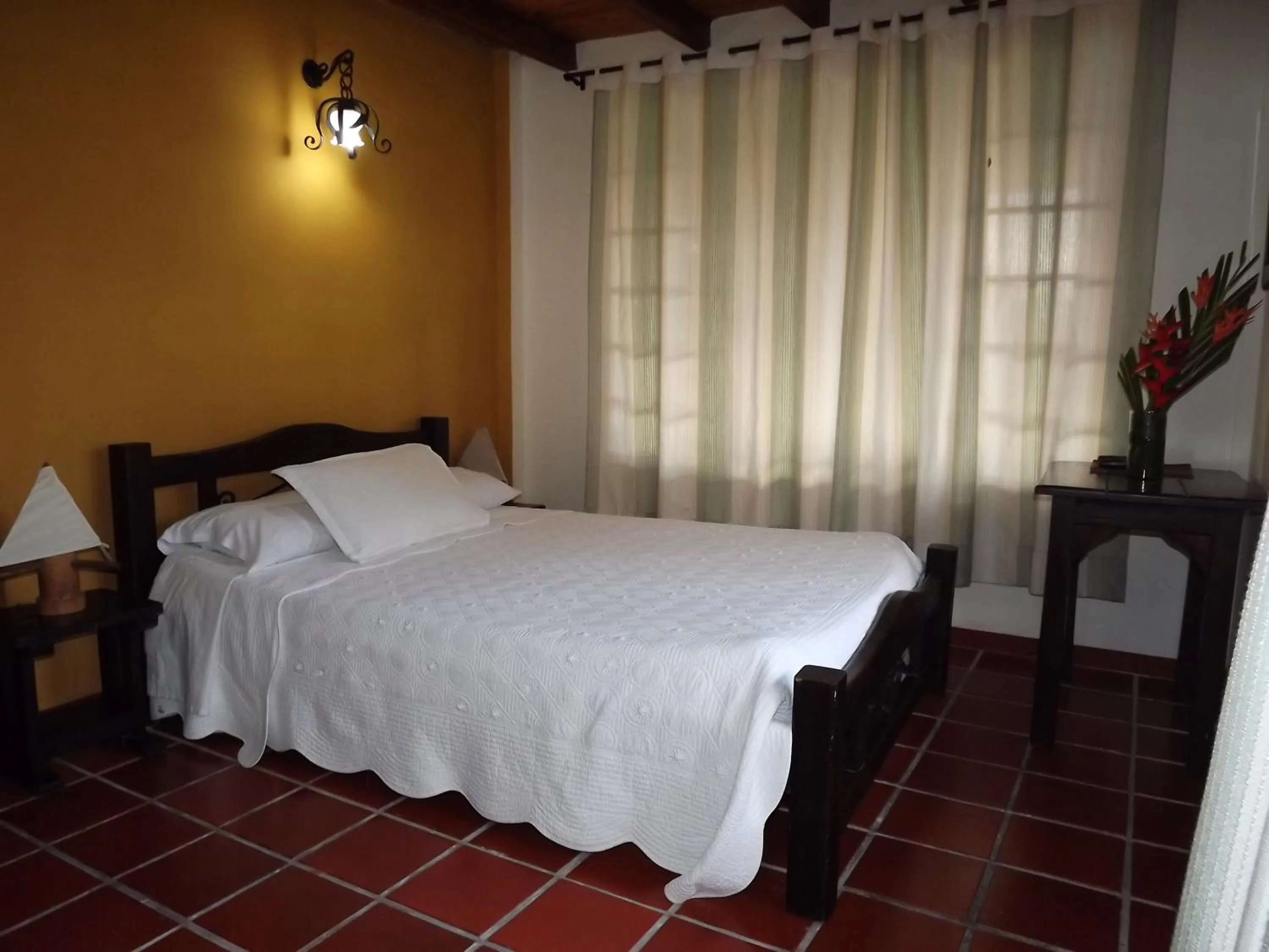 Bed in Finca Hotel La Quinta Porra