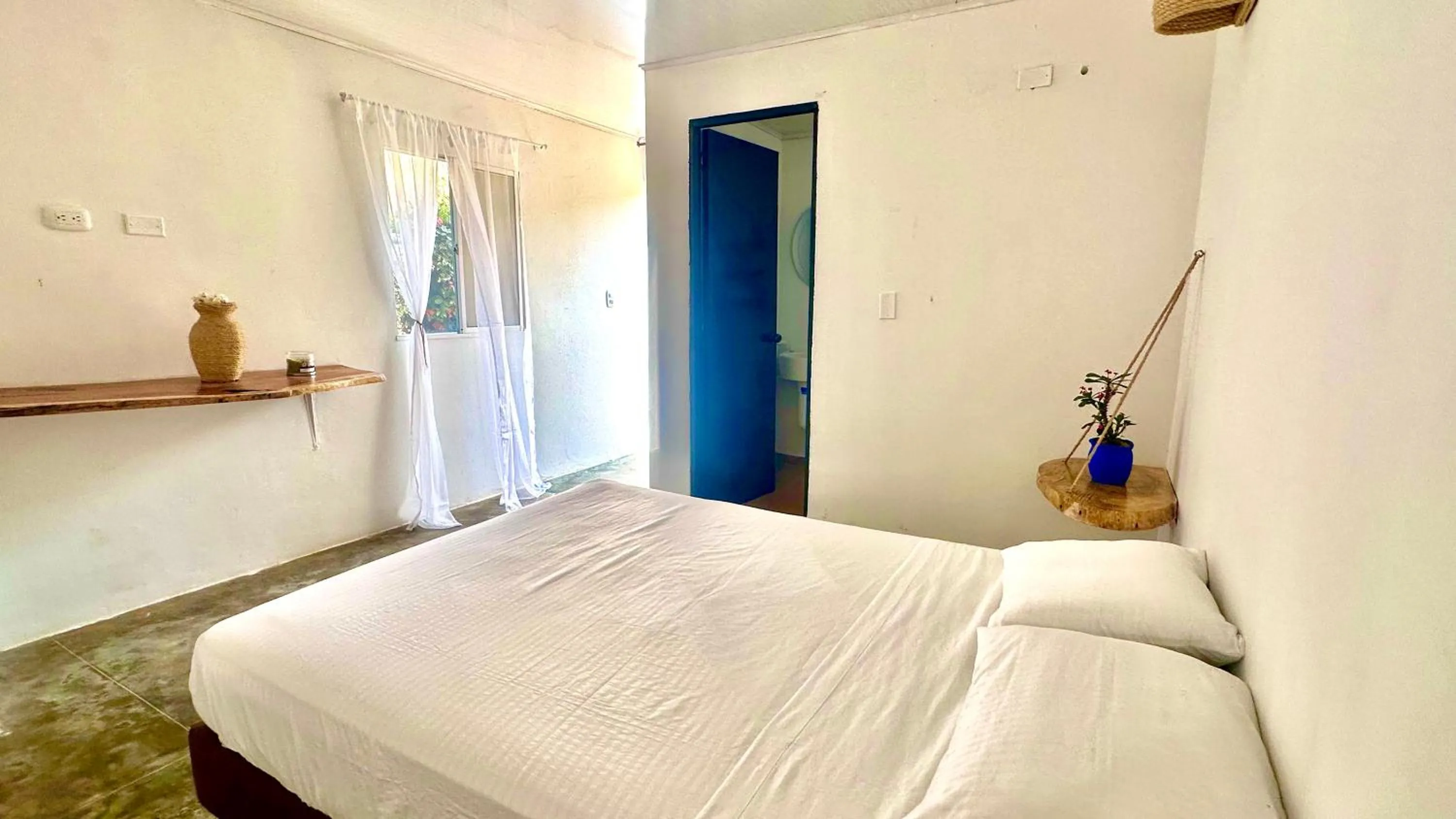 Bed in Tayrona Angel Lodge