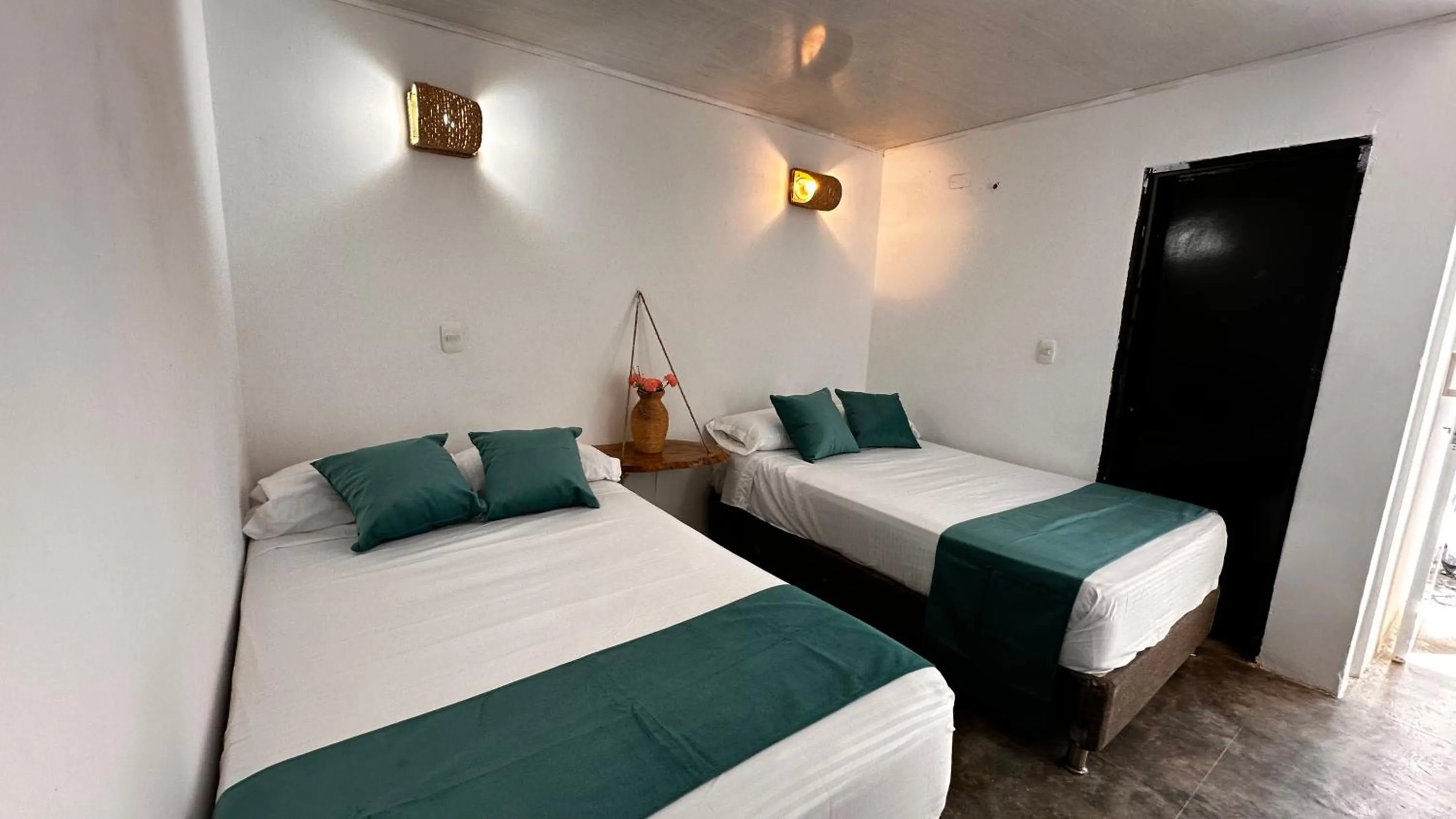 Bed in Tayrona Angel Lodge