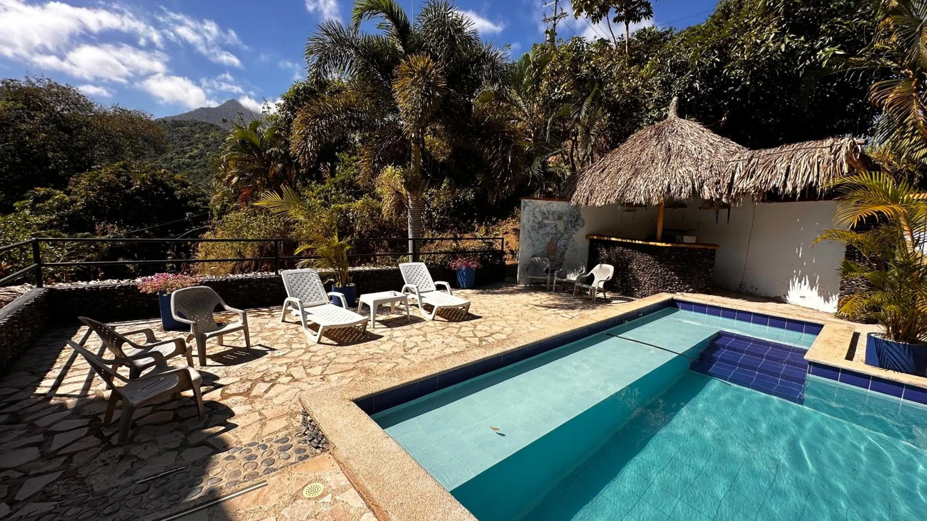 Swimming pool in Tayrona Angel Lodge