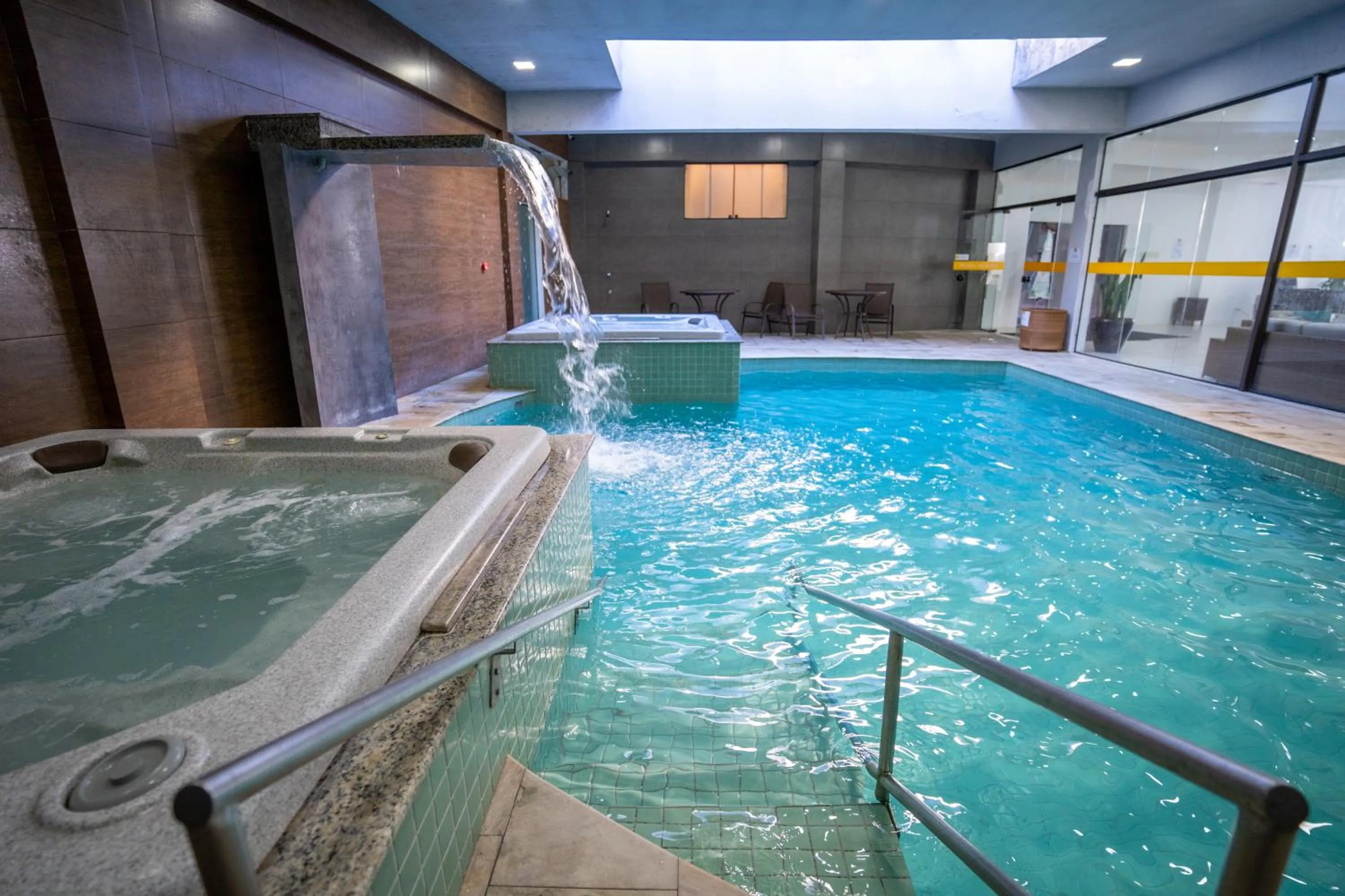 Hot Tub in Pousada Pedra da Ilha