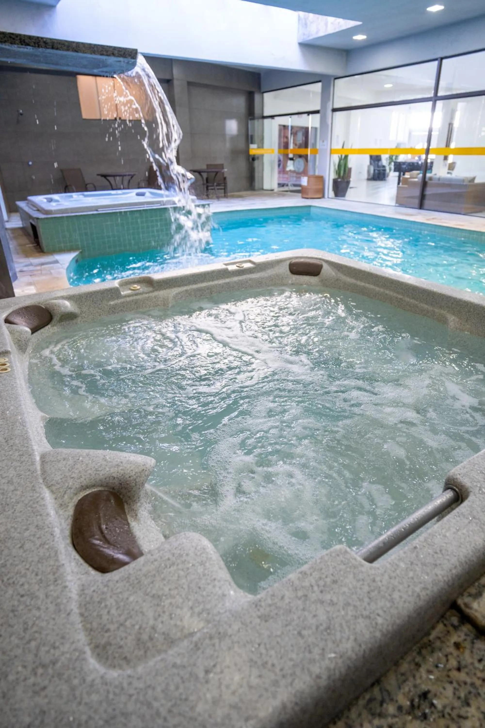 Hot Tub in Pousada Pedra da Ilha