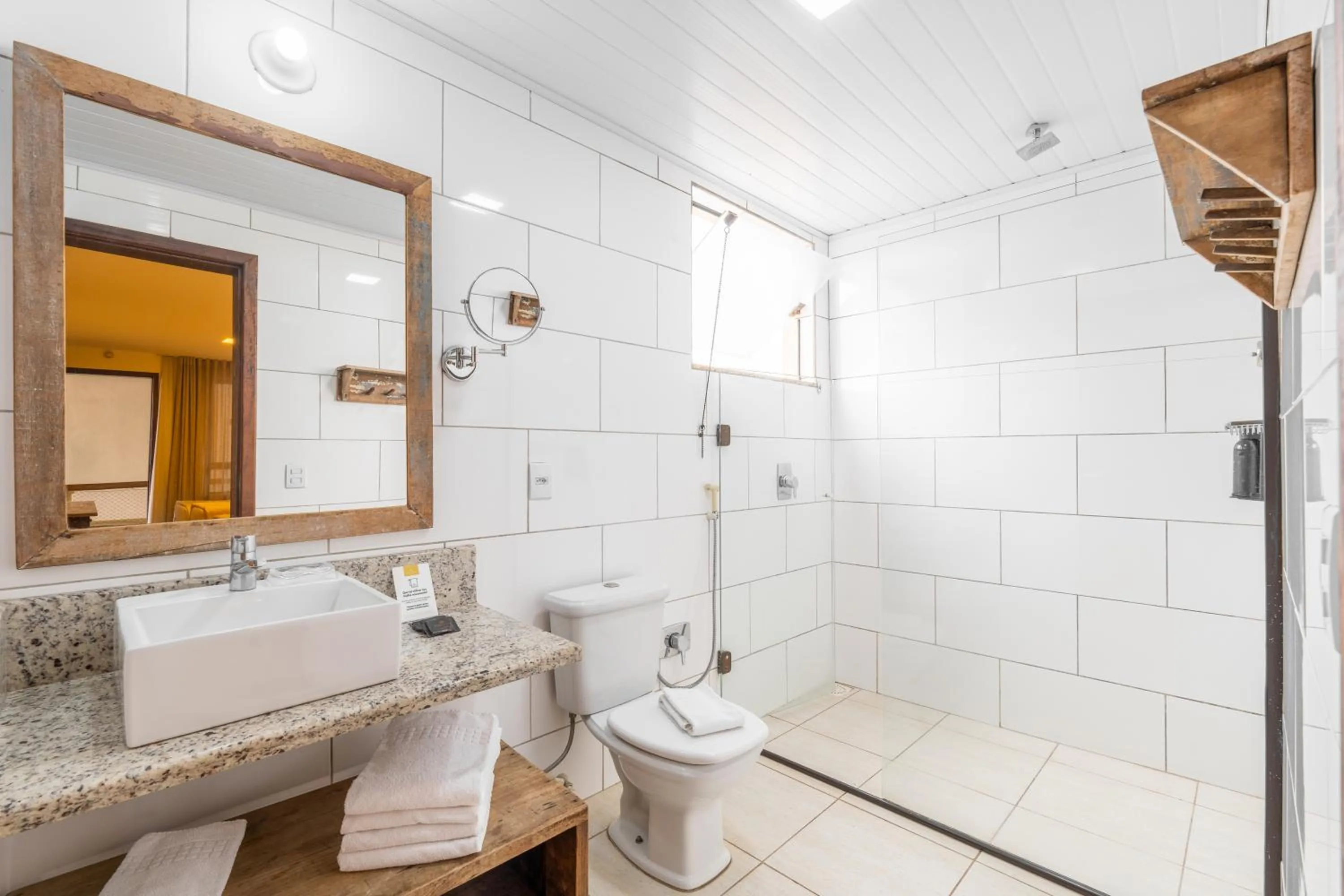 Shower in Pousada Pedra da Ilha