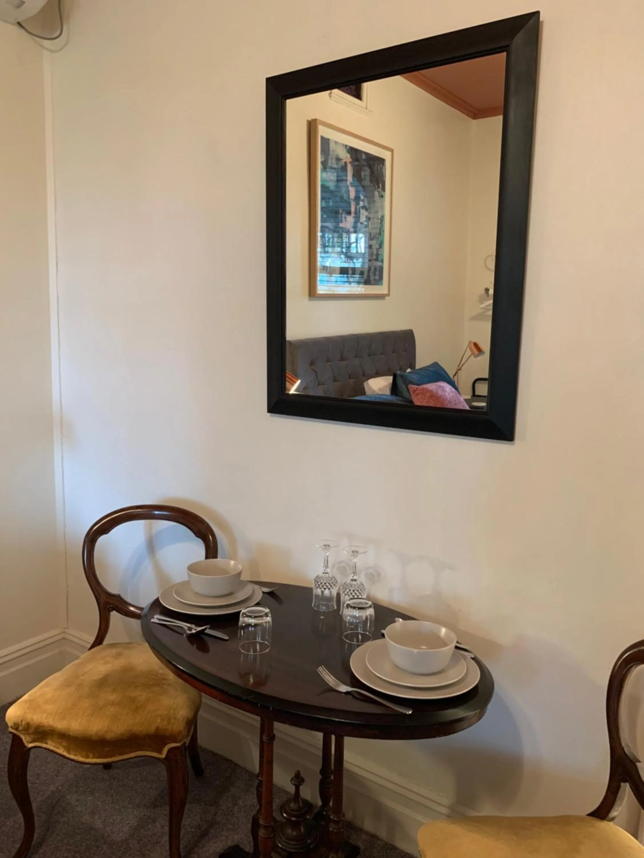 Dining area in Genesta House