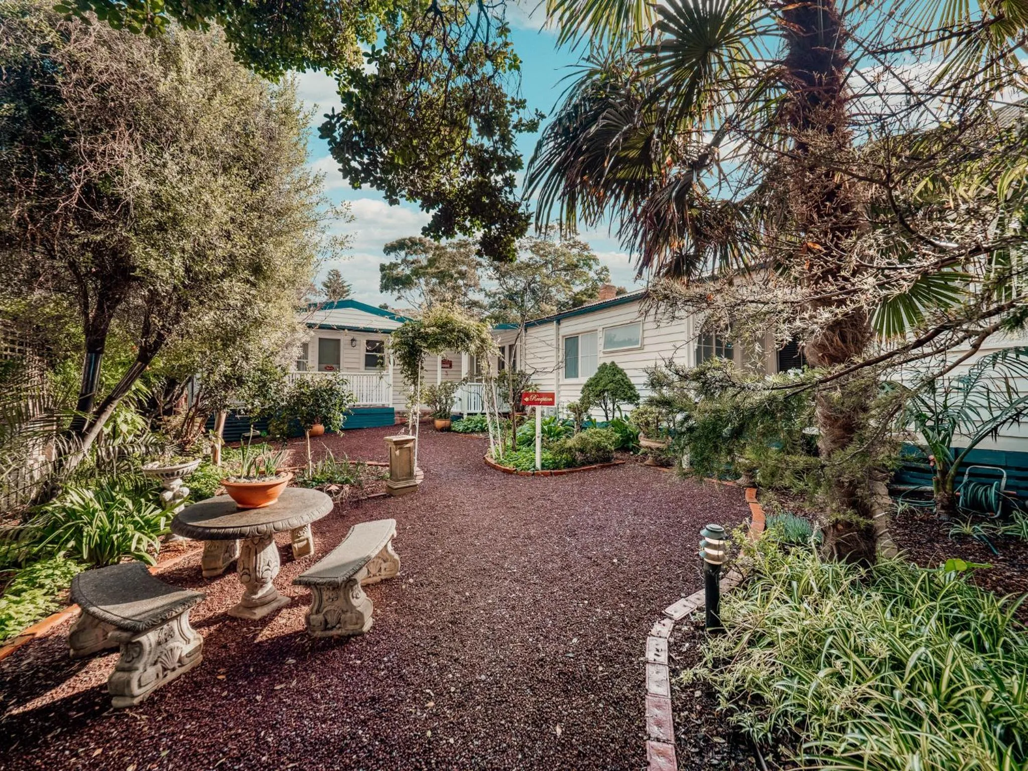 Garden in Genesta House