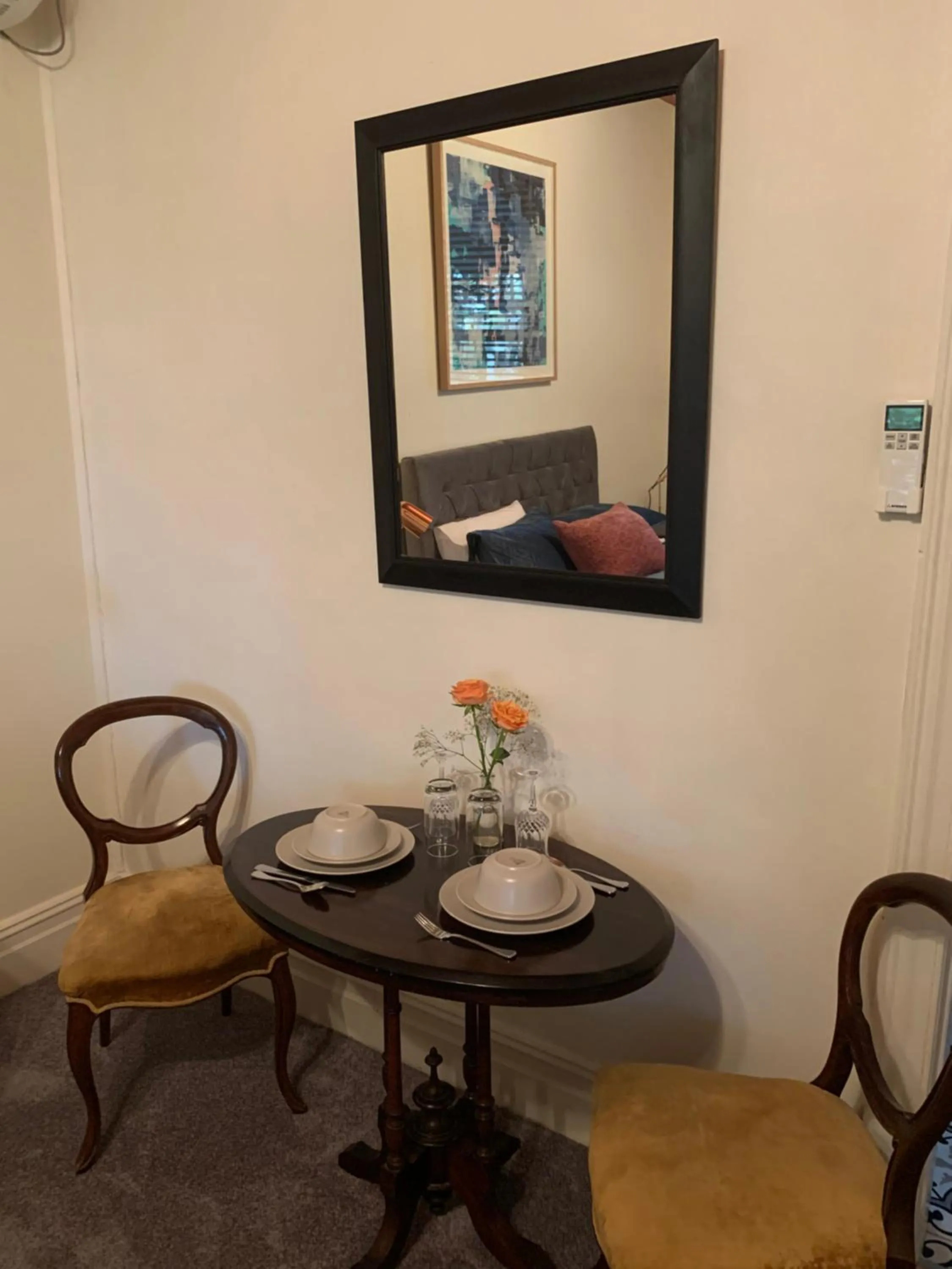 Dining area in Genesta House