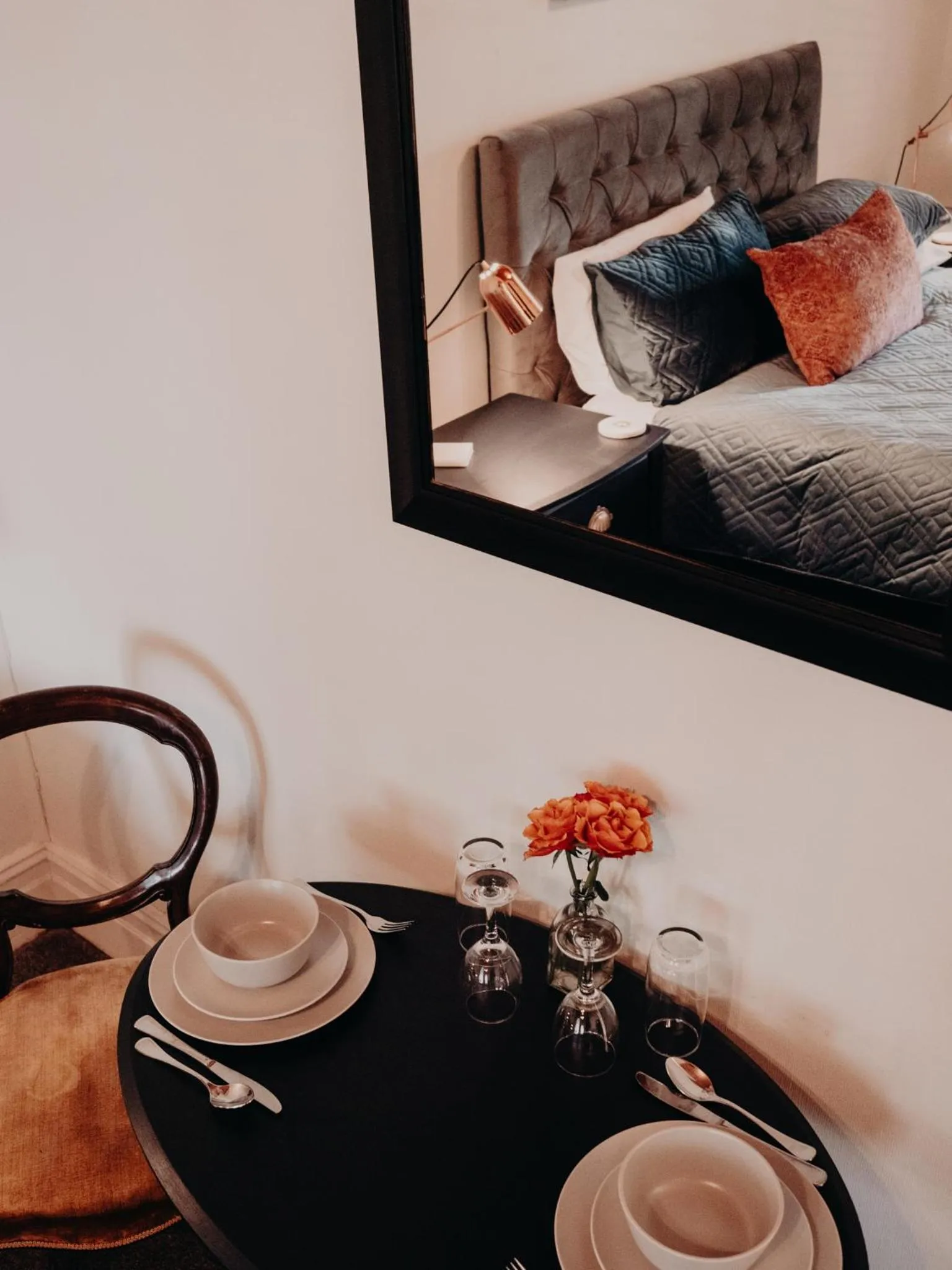 Bed in Genesta House