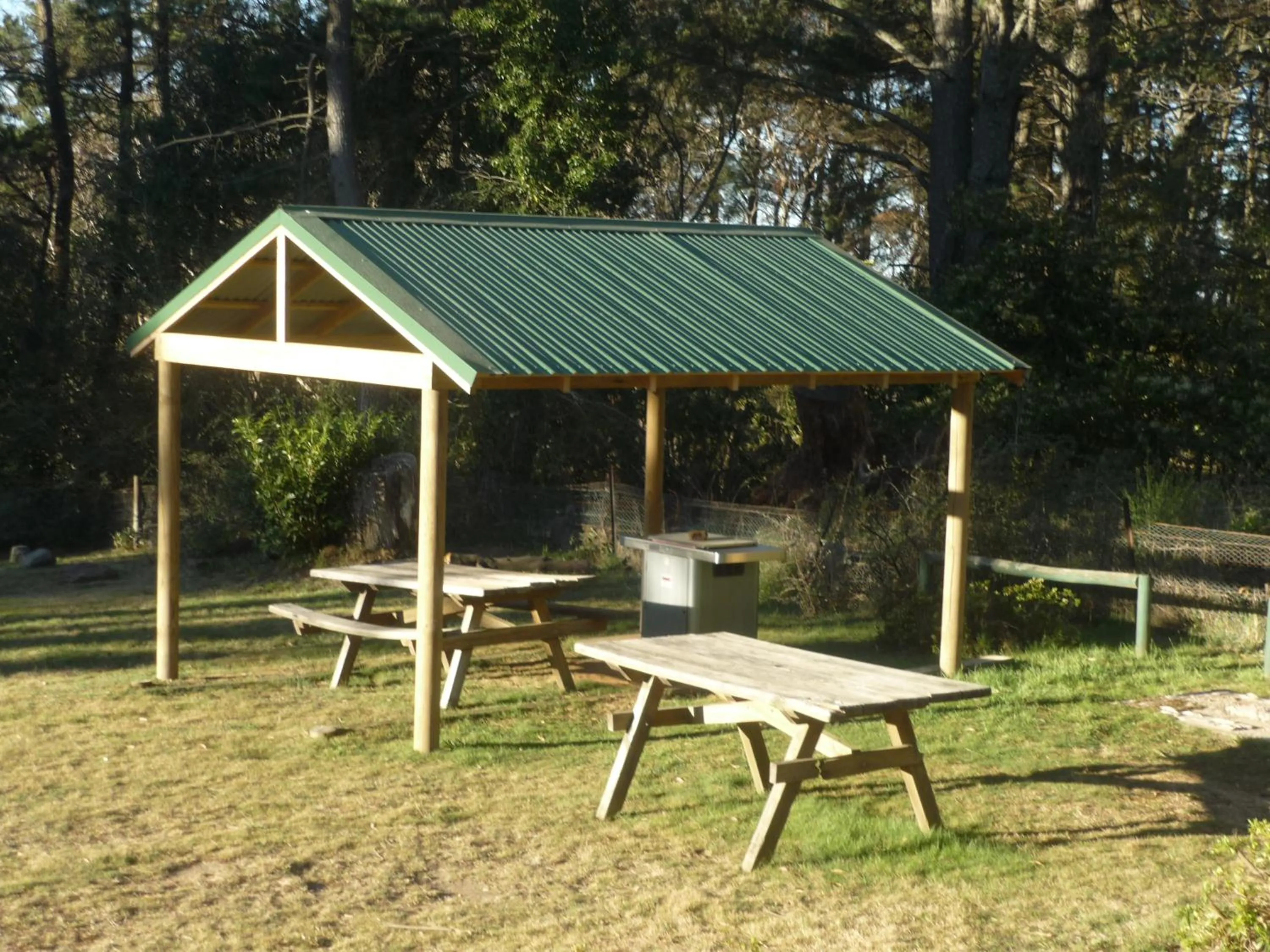 BBQ facilities in Blackheath Holiday Cabins