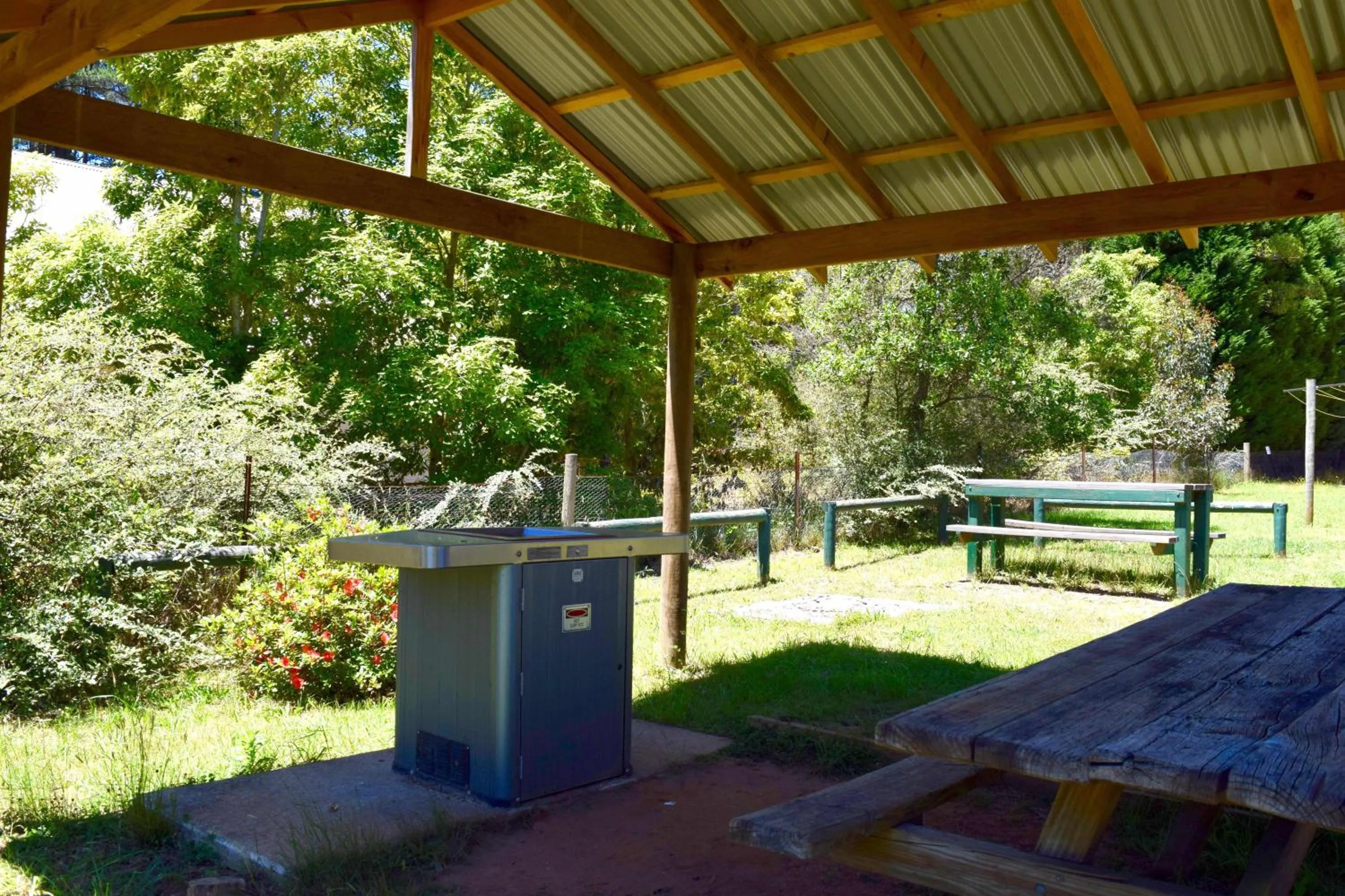 BBQ facilities in Blackheath Holiday Cabins