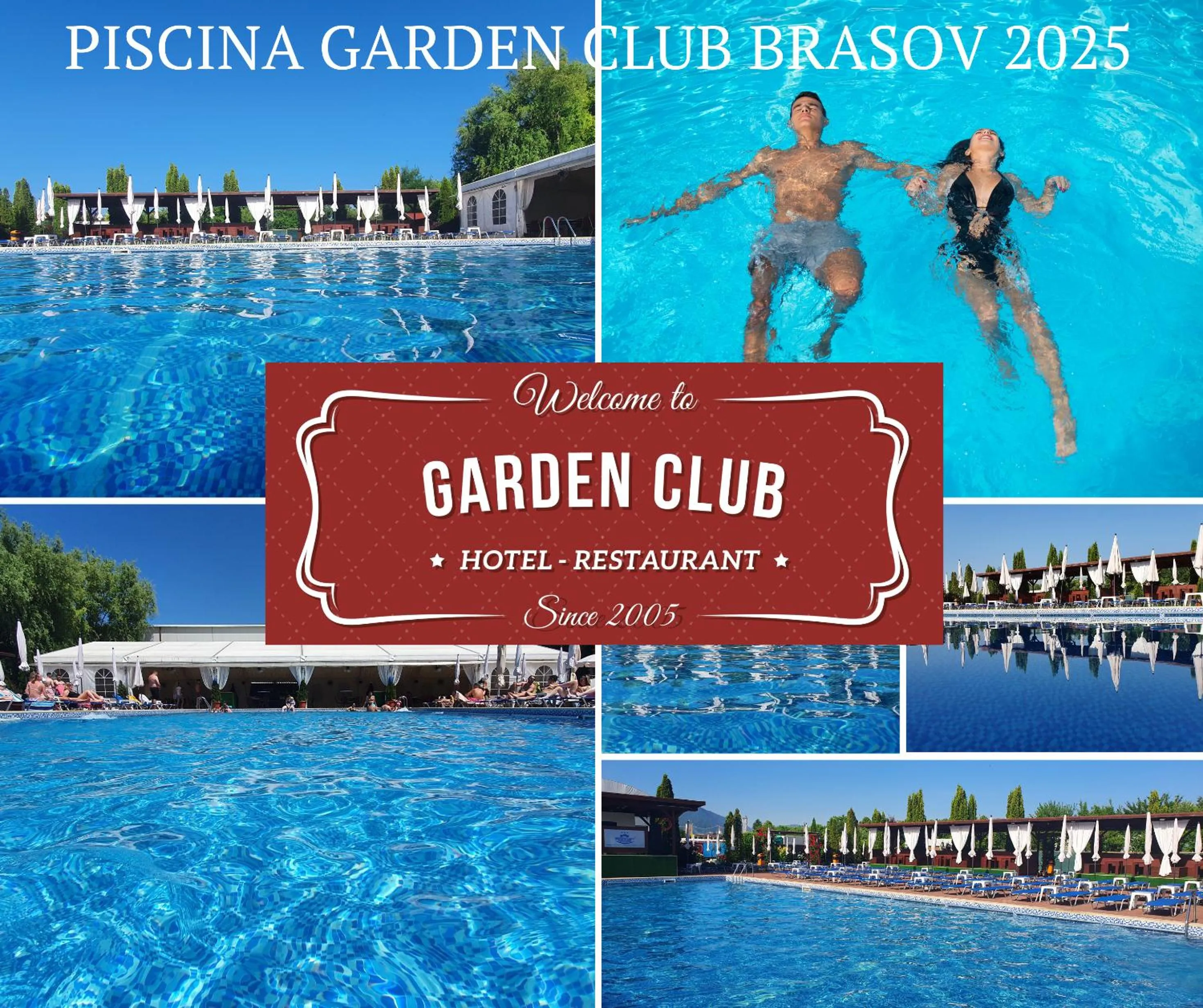 Property logo or sign in Hotel Garden Club