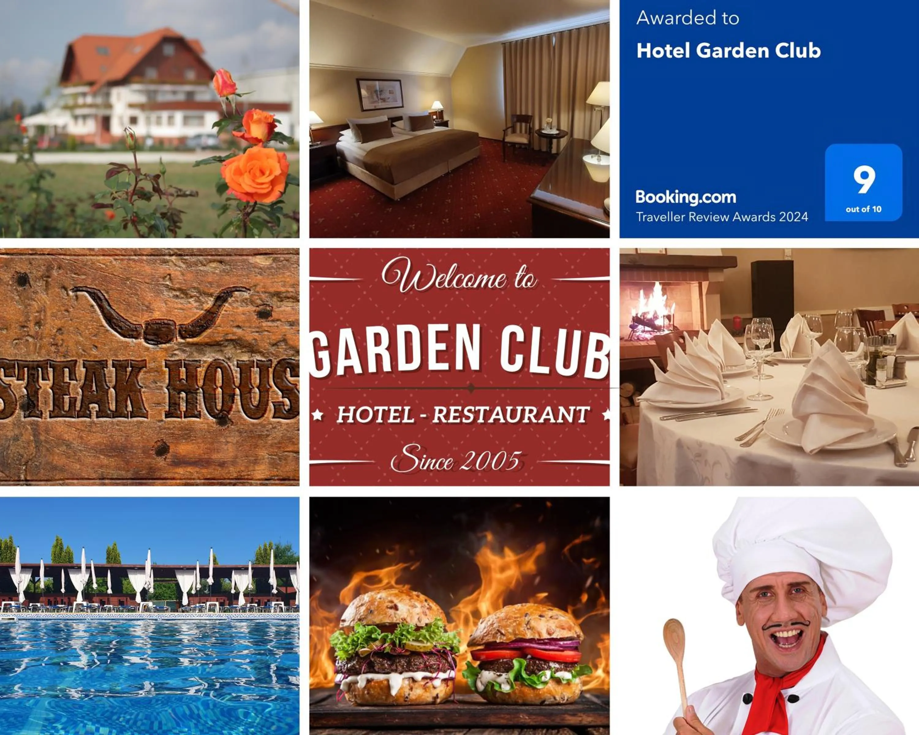 Property logo or sign in Hotel Garden Club