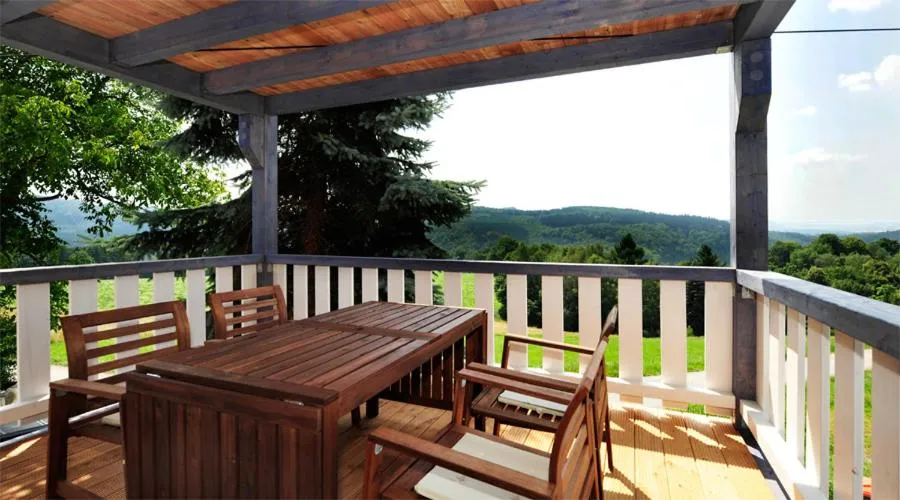 Balcony/Terrace in Bergoase Panorama-Apartments