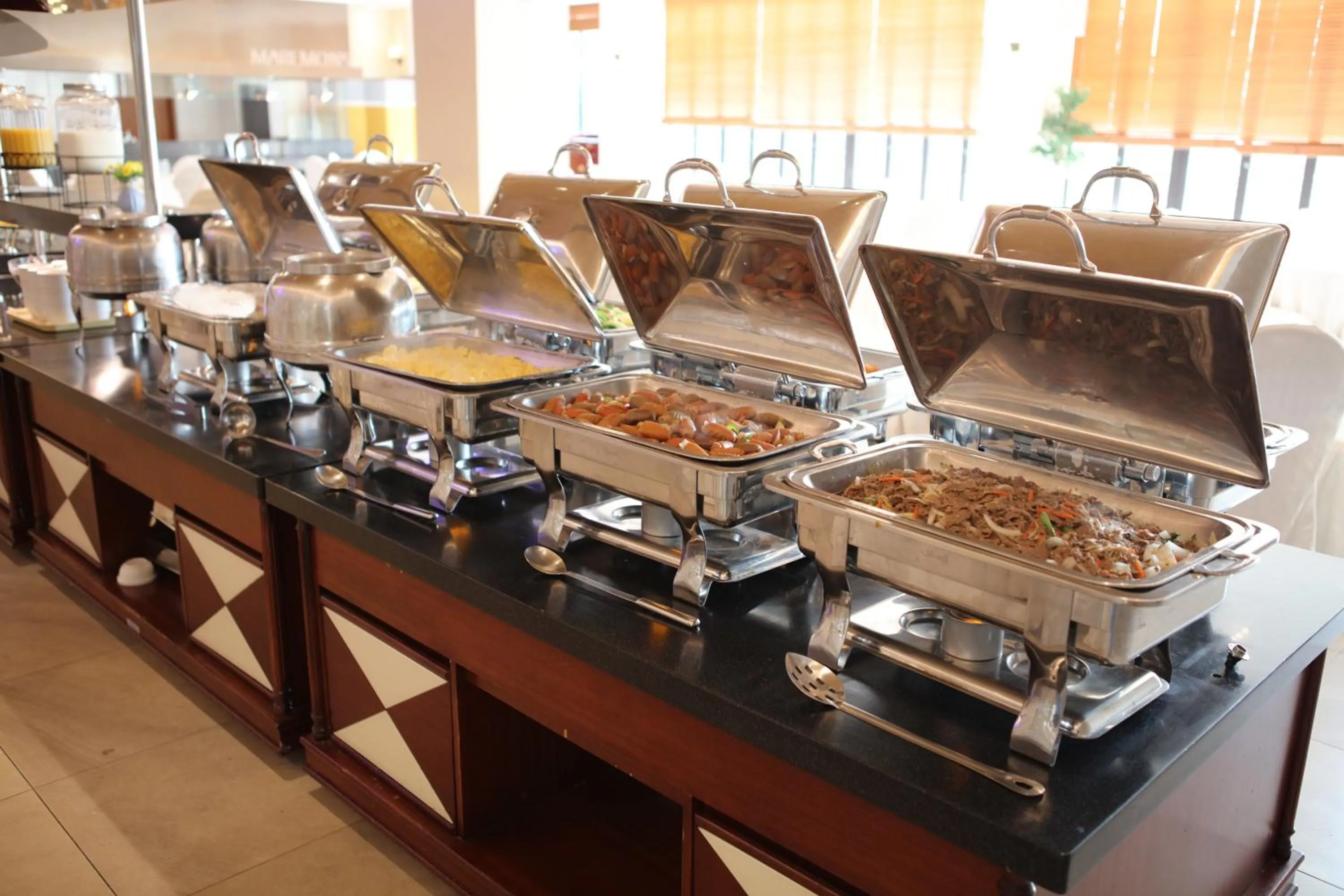 Buffet breakfast in Hotel Maremons