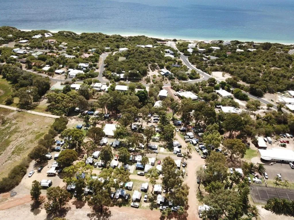 Bird's-eye View in Peppermint Grove Beach Holiday Park