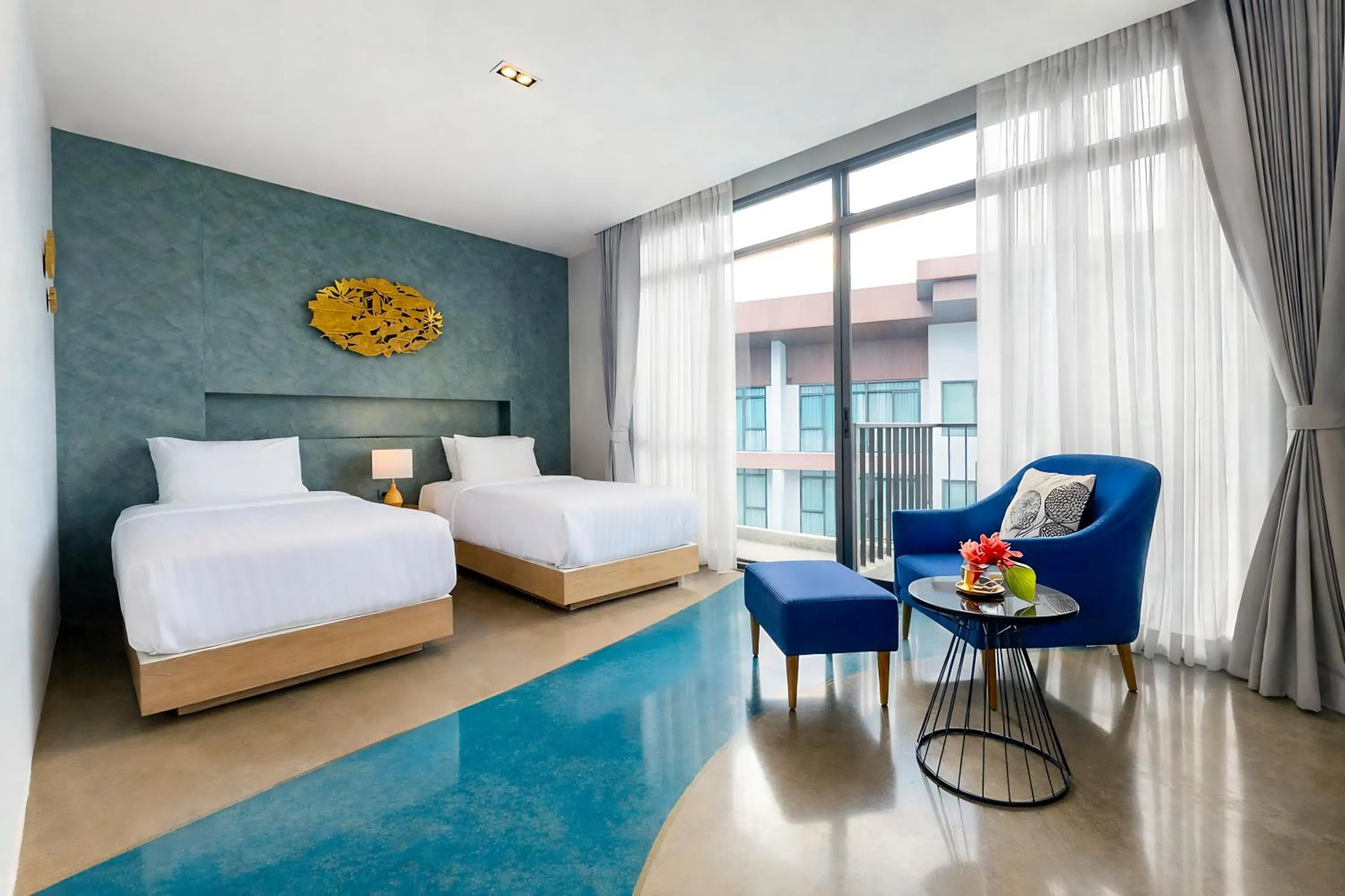 Bedroom, Bed in Na Tree Tara Riverside Resort Amphawa Damnoensaduak