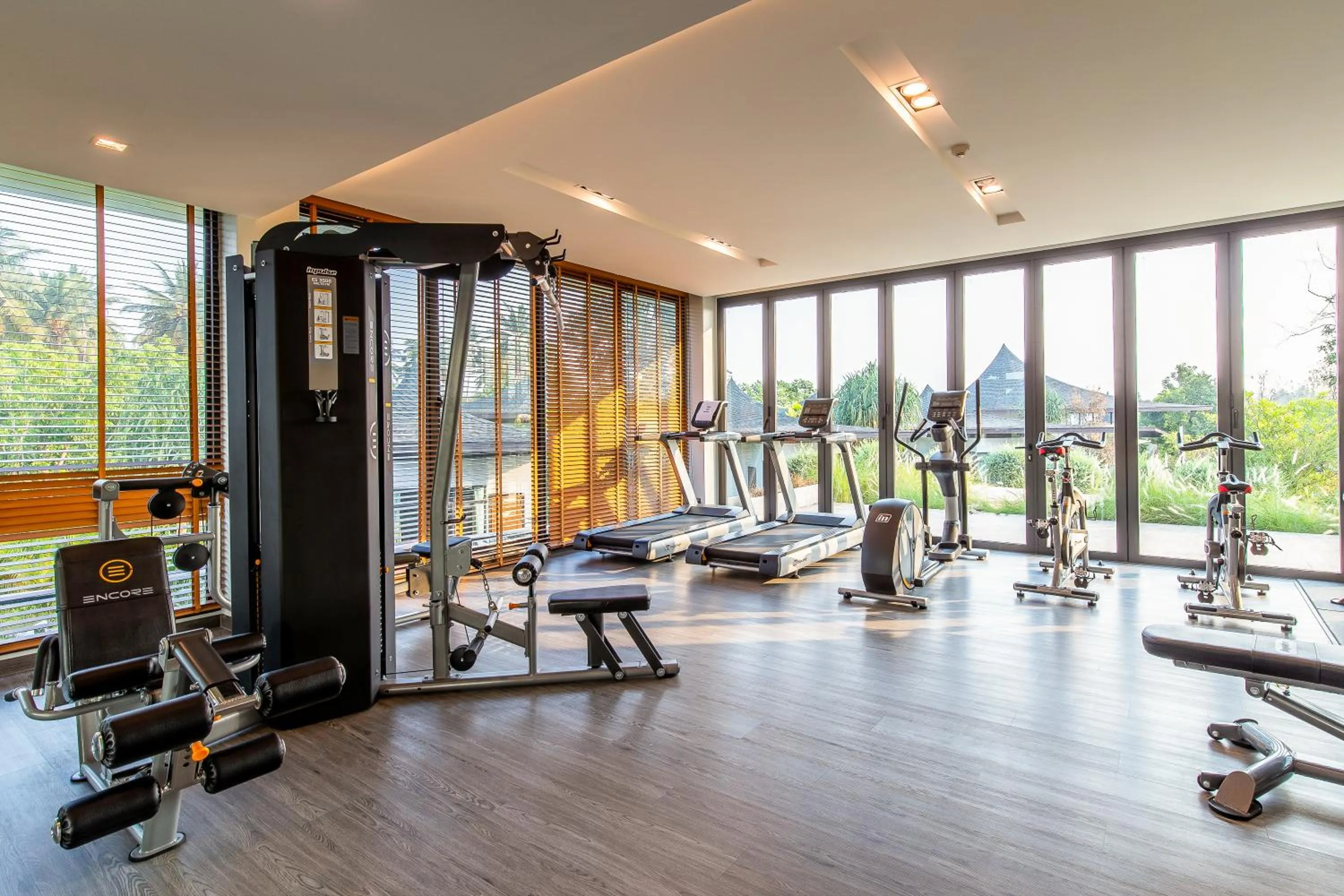 Fitness centre/facilities in Na Tree Tara Riverside Resort Amphawa Damnoensaduak