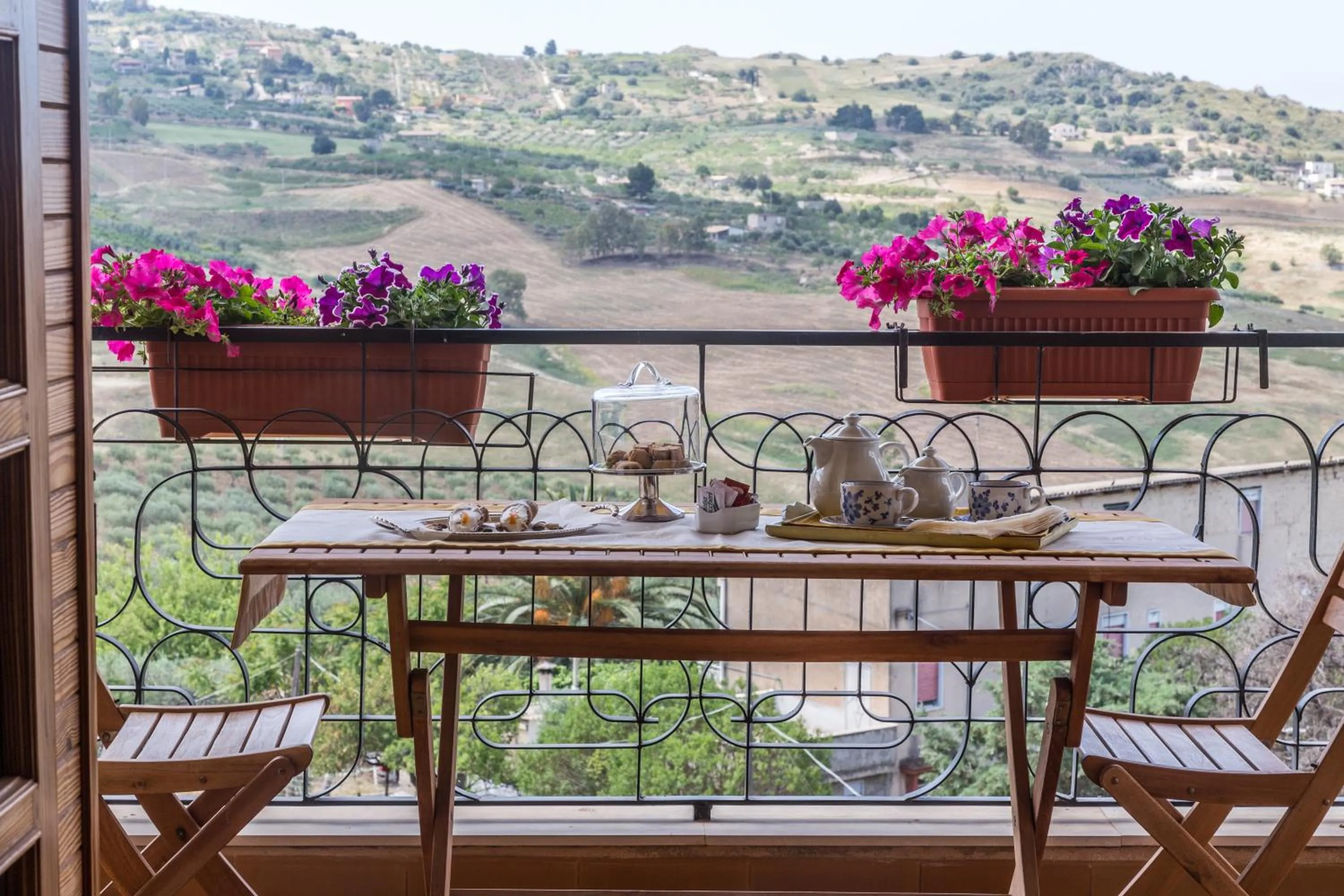 Garden view in Villa Diana